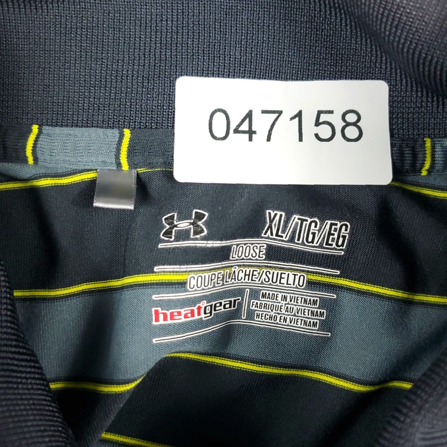 Under Armour Under Armour Polo Shirt Mens XL Gray Striped Golf Casual Short Sleeve Shirt Polo Mens XL Gray Striped Golf Casual Short Sleeve Under Armour Size US XL / EU 56 / 4 - 7 Thumbnail