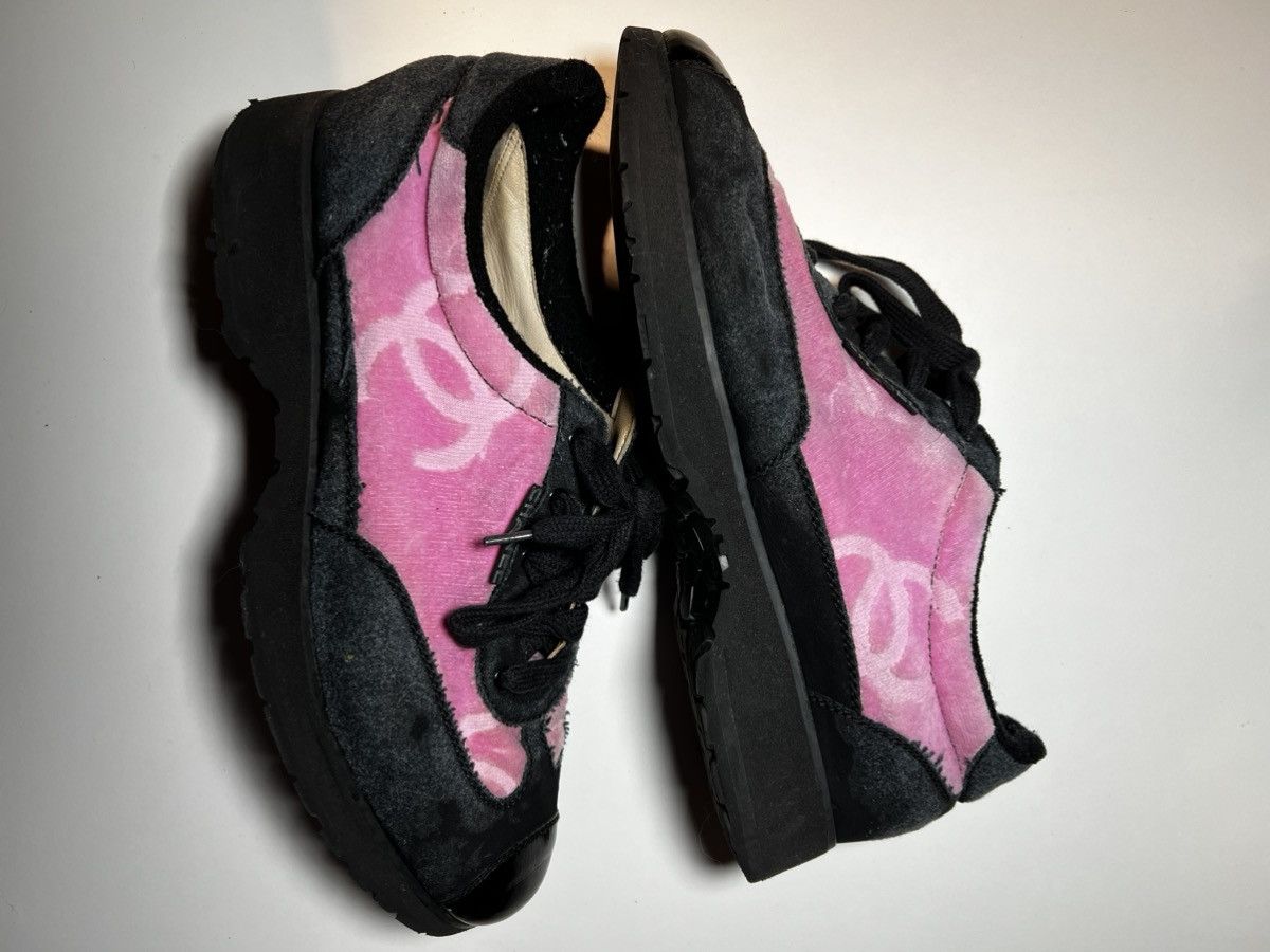Chanel Chanel Velour Runway Shoes 1997 Size US 9 / IT 39 - 1 Thumbnail