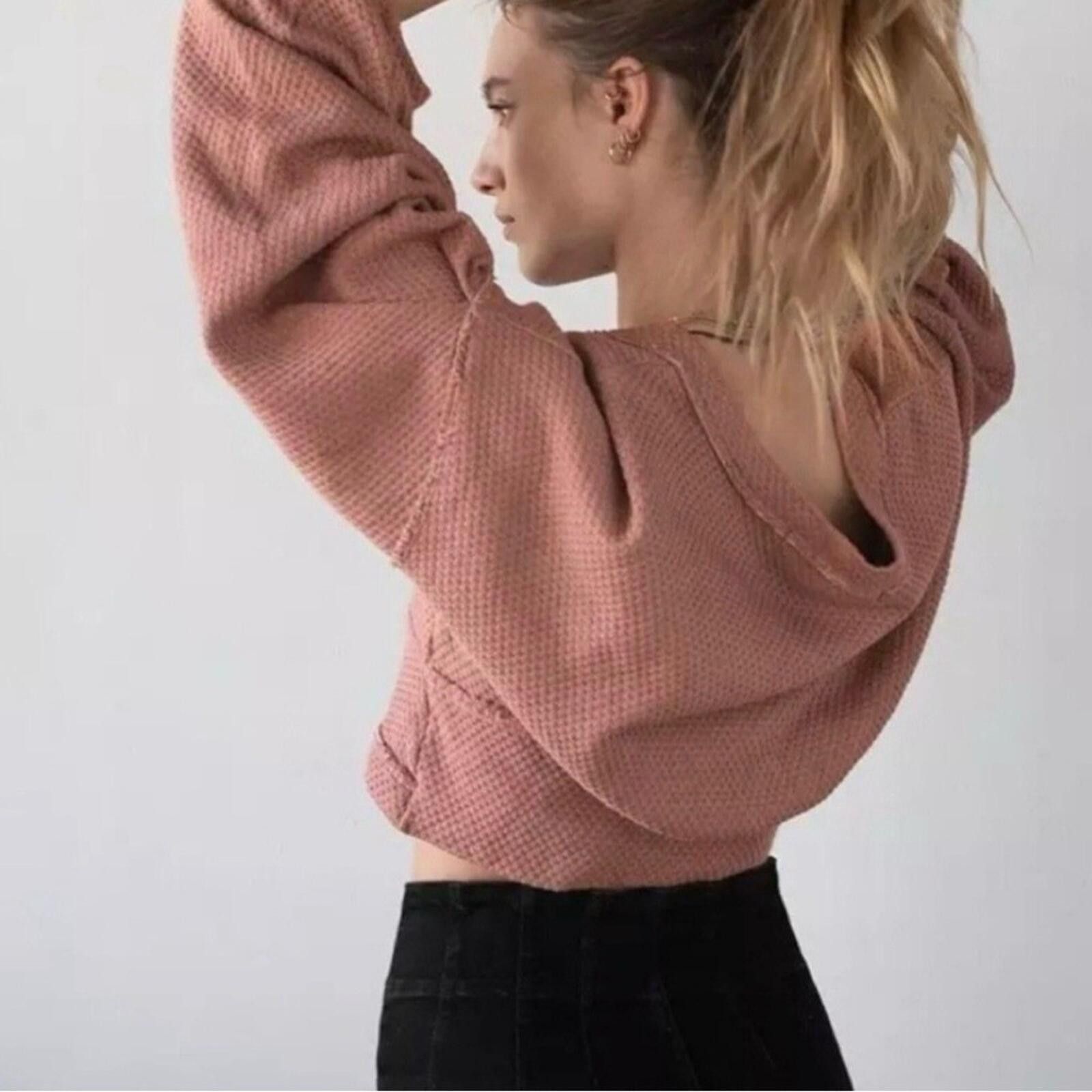 Free People Free People We The Free Fall For You Cropped Waffle Knit M Size M / US 6-8 / IT 42-44 - 8 Thumbnail