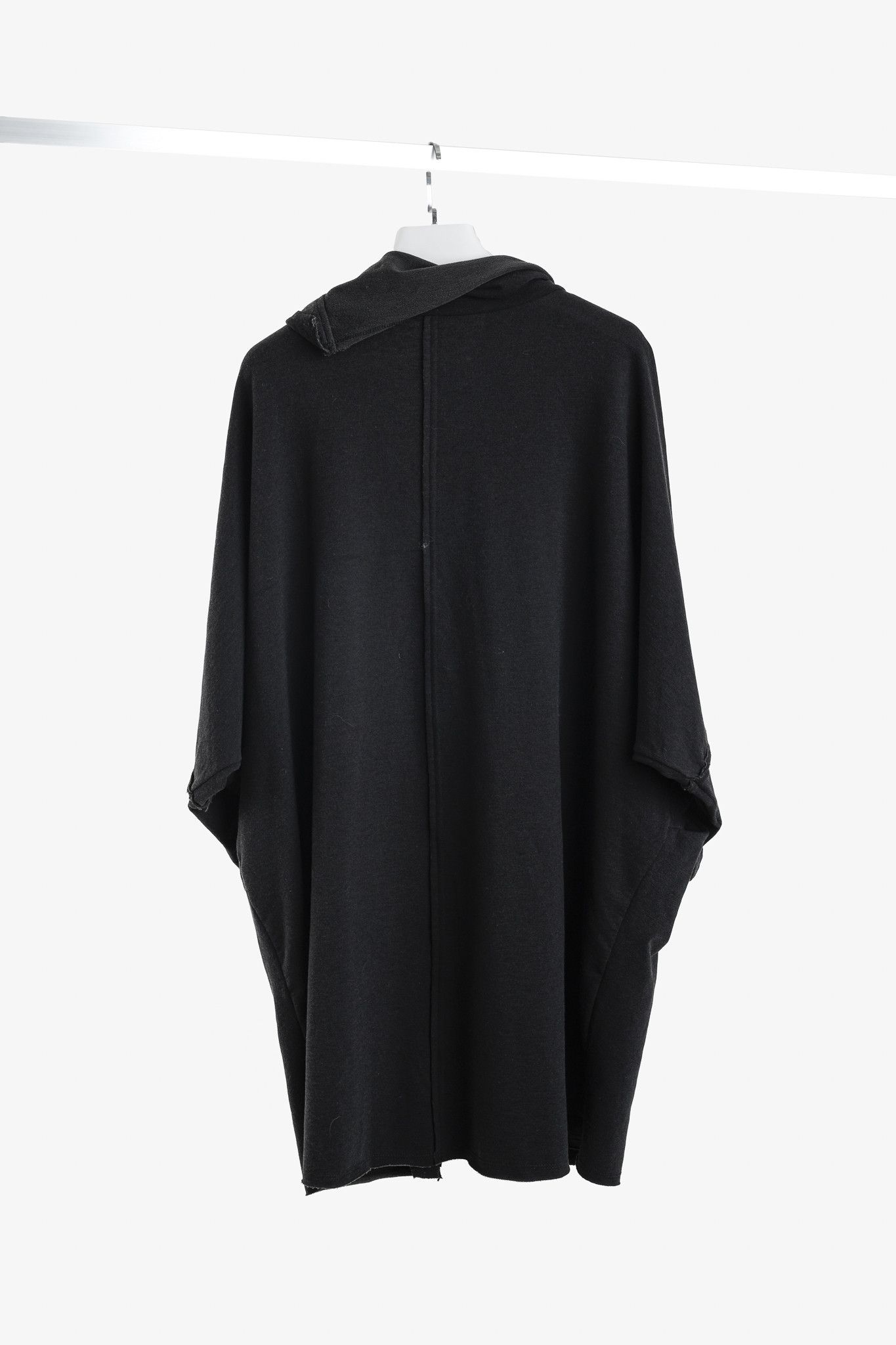 Other Crea Concept Dark Charcoal Jersey Asymmetrical Zip Coatigan Size S / US 4 / IT 40 - 2 Thumbnail
