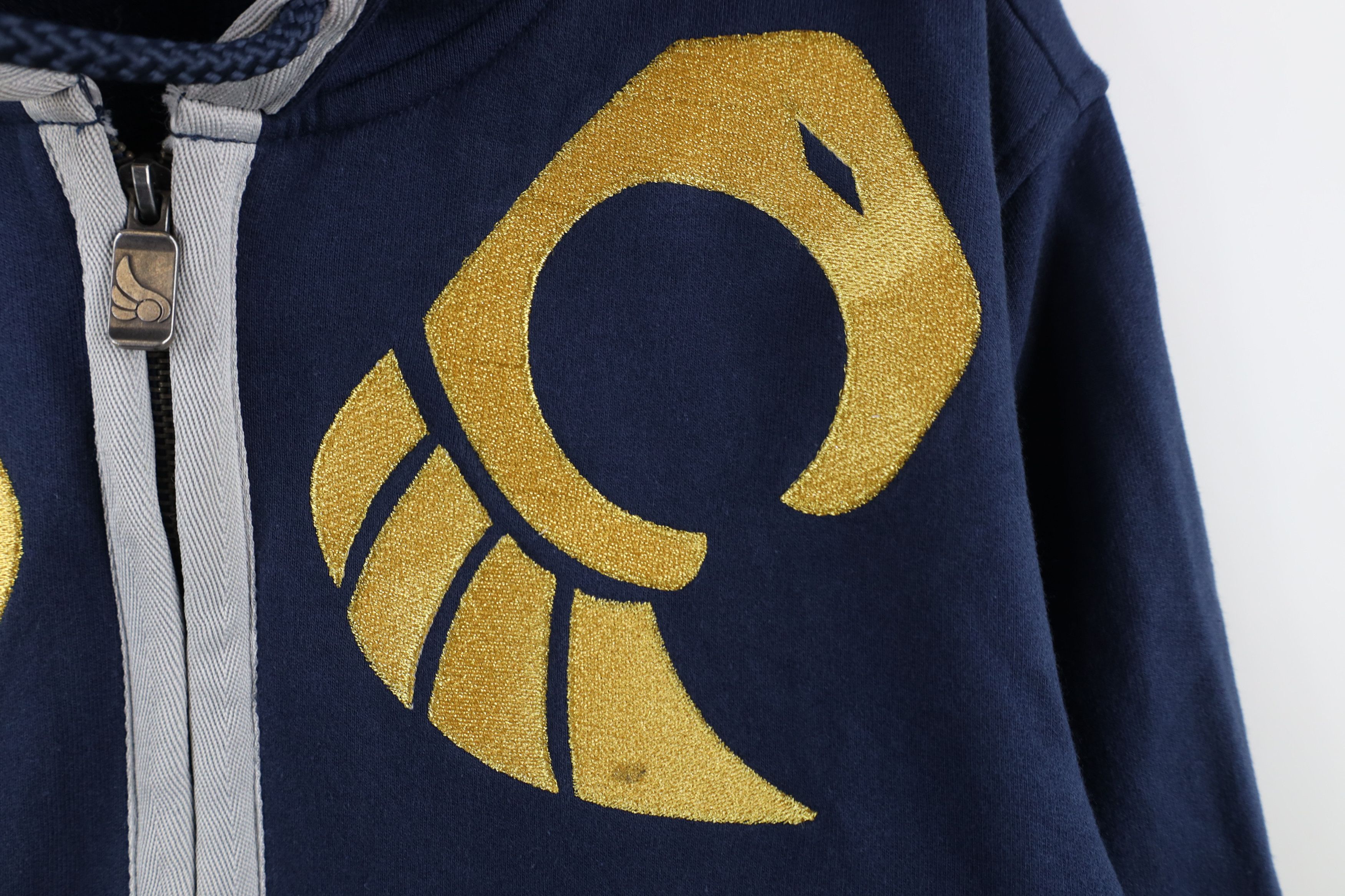 Vintage Riot Games Legends Official Demacia Hoodie Sweatshirt Blue Size US XL / EU 56 / 4 - 4 Thumbnail