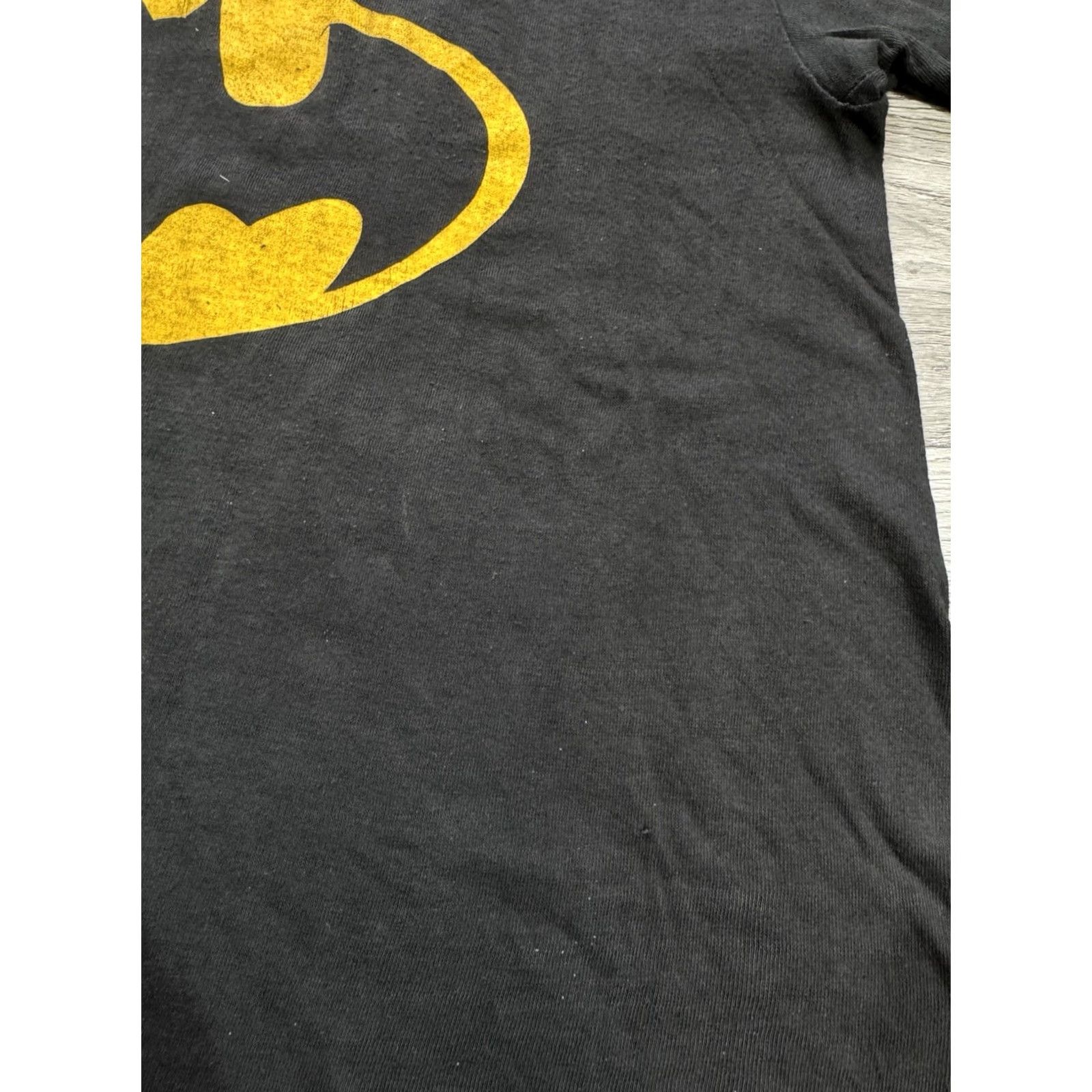 Logo 7 VINTAGE Batman Logo Single Stitch T-shirt Mens Size L Black Made in U-A-E Got-U 1980s Shirt Short Sleeve Size US L / EU 52-54 / 3 - 6 Thumbnail