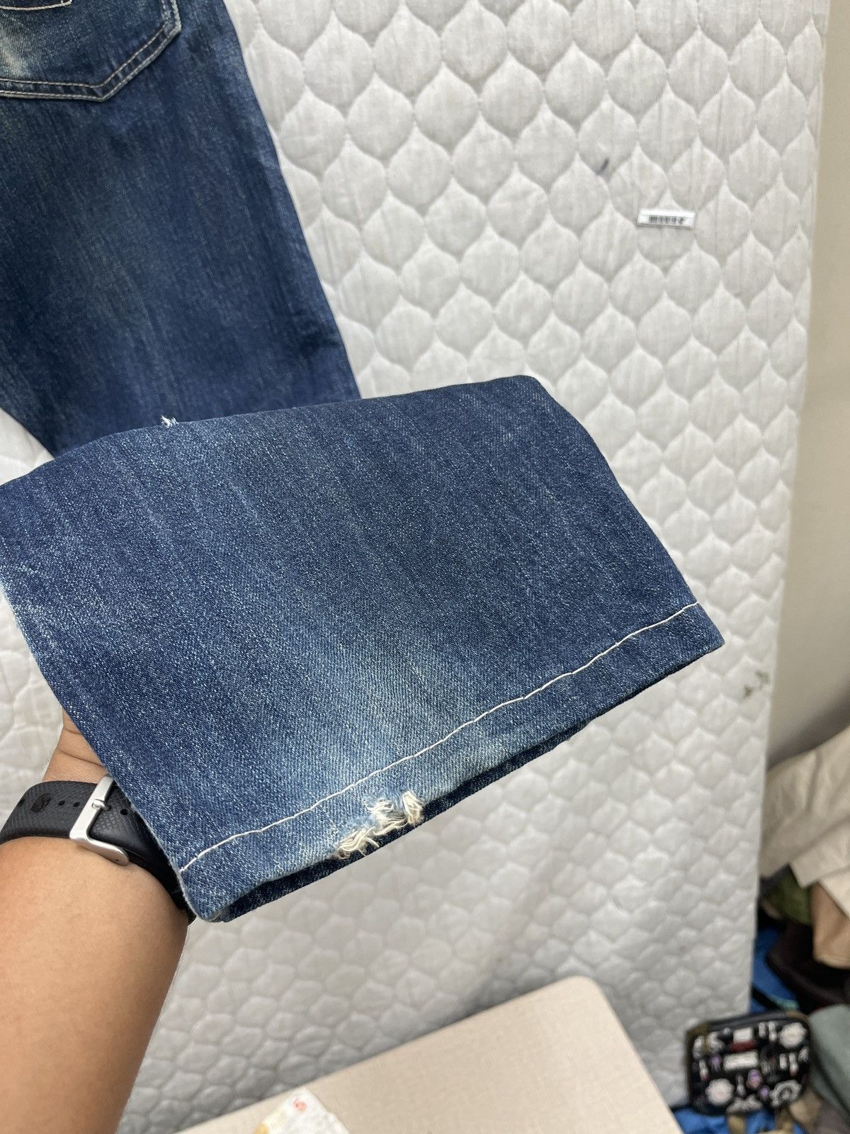 Japanese Brand × Vintage 🔥🔥🔥ARCHIVE QUENCH JAPAN BLUE INDIGO DENIM Size US 32 / EU 48 - 13 Thumbnail