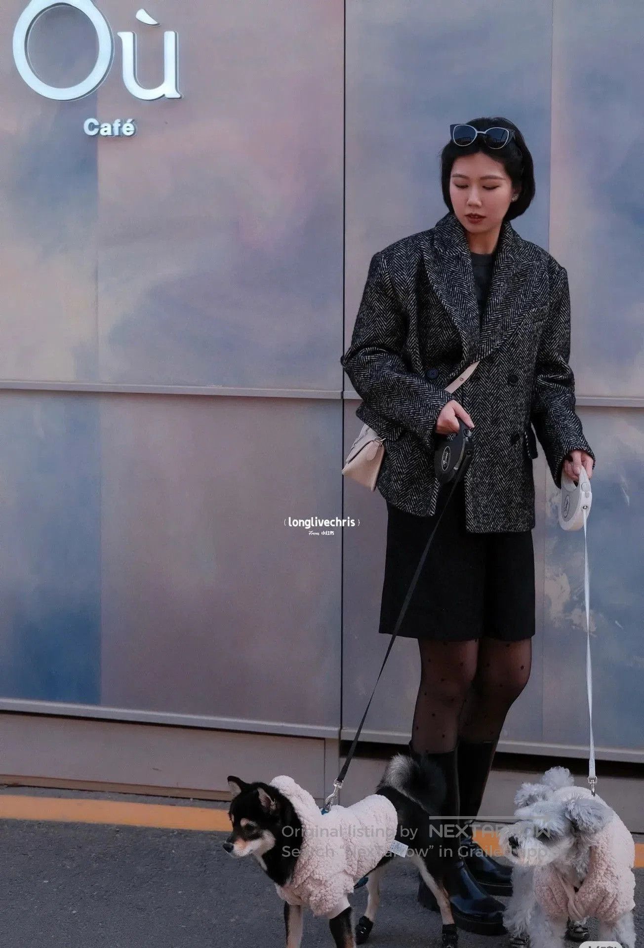 Miu Miu Miumiu Herringbone Blazer. Size XS / US 0-2 / IT 36-38 - 8 Thumbnail