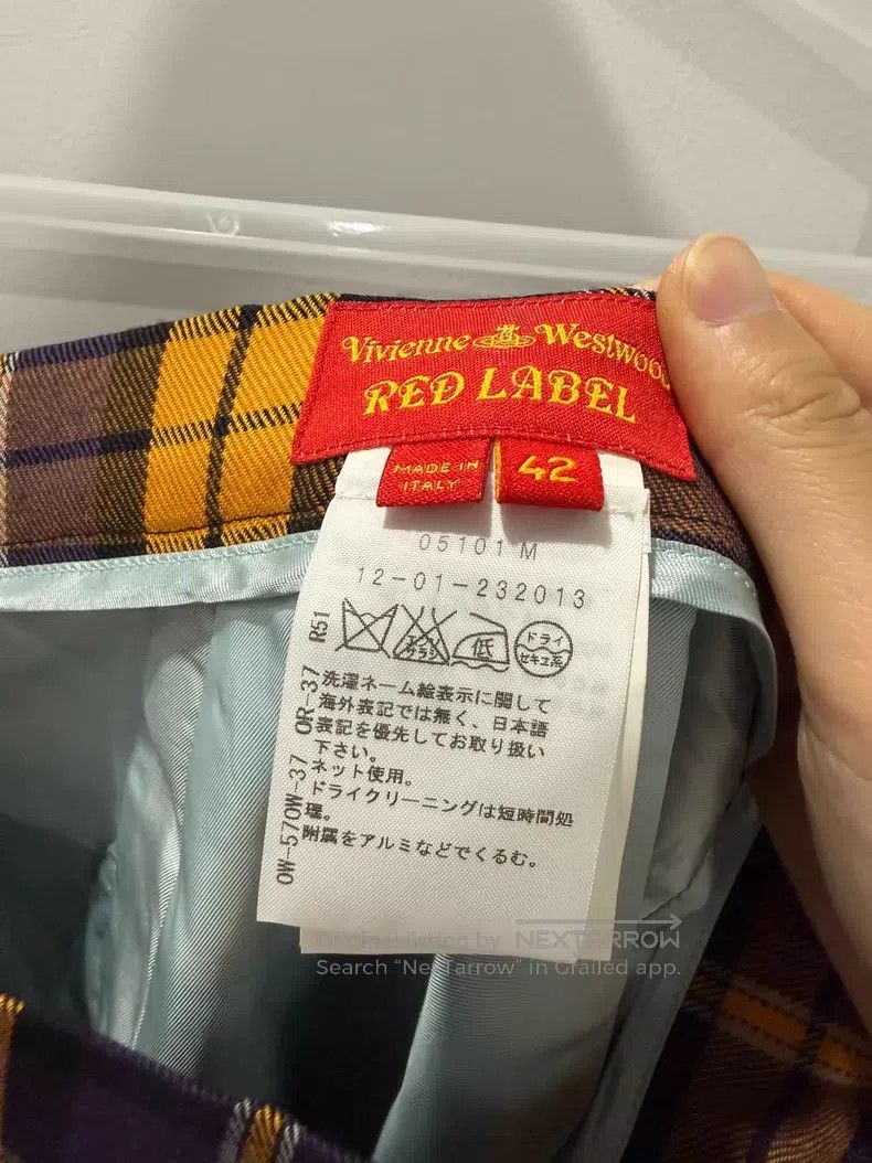 Vivienne Westwood Vivienne Westwood Yellow and Purple Plaid Set, Size 40 Jac Size S / US 4 / IT 40 - 7 Thumbnail