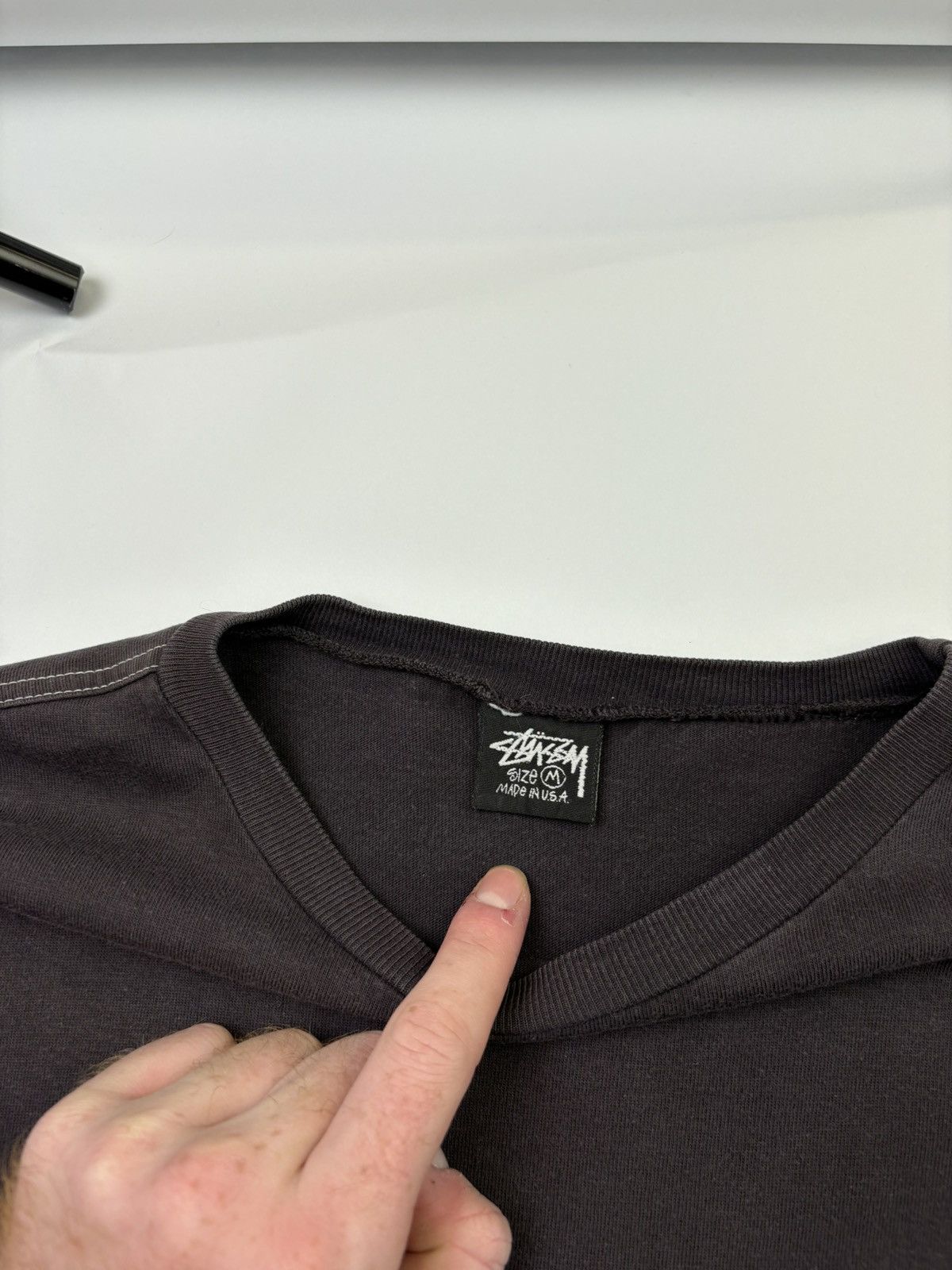 Stussy Vintage Stussy L/S T-Shirt (M) Size US M / EU 48-50 / 2 - 3 Thumbnail