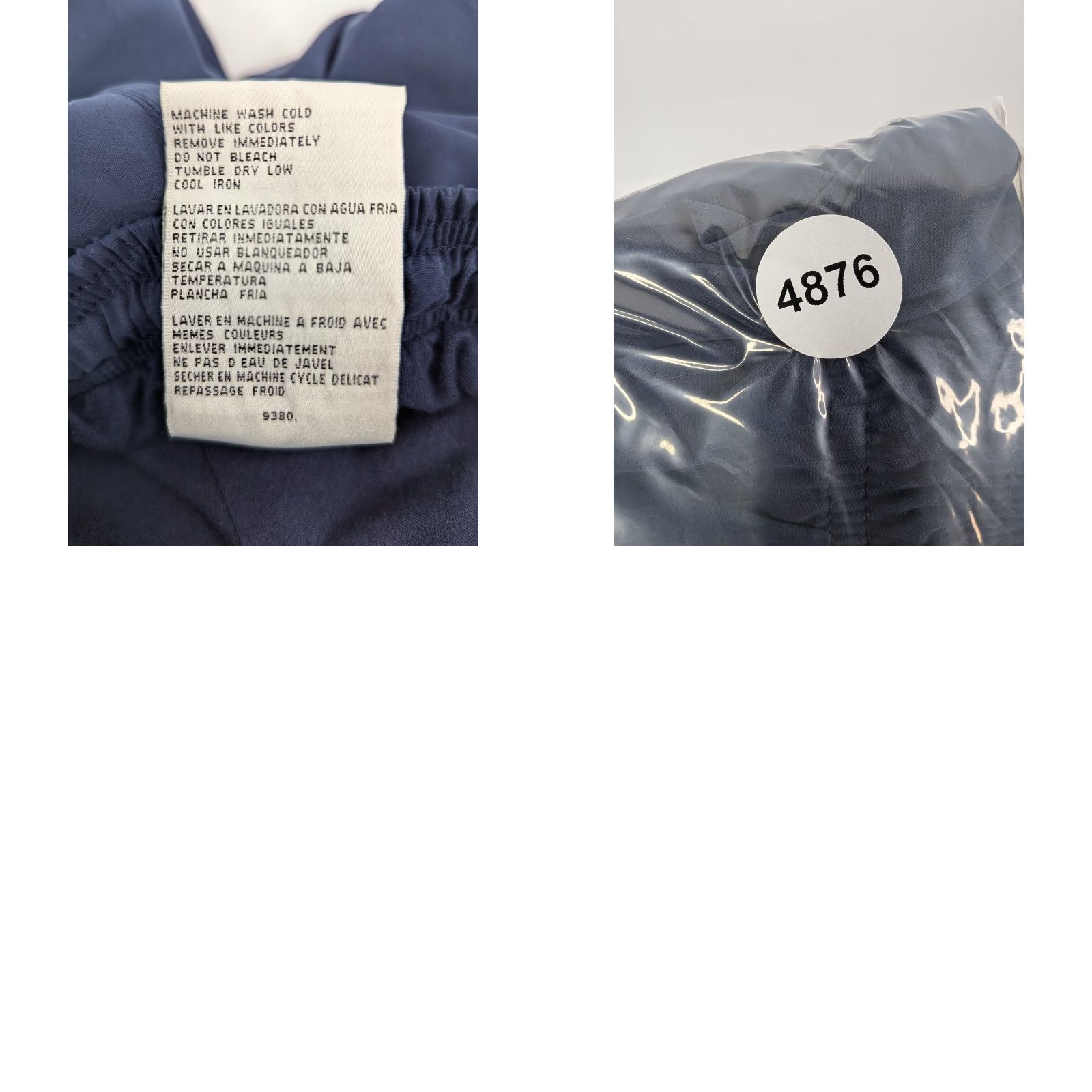 Adidas VINTAGE Adidas Equipment Track Pants Jogger Navy Blue Ankle Zip Size Large Size US 33 - 9 Thumbnail