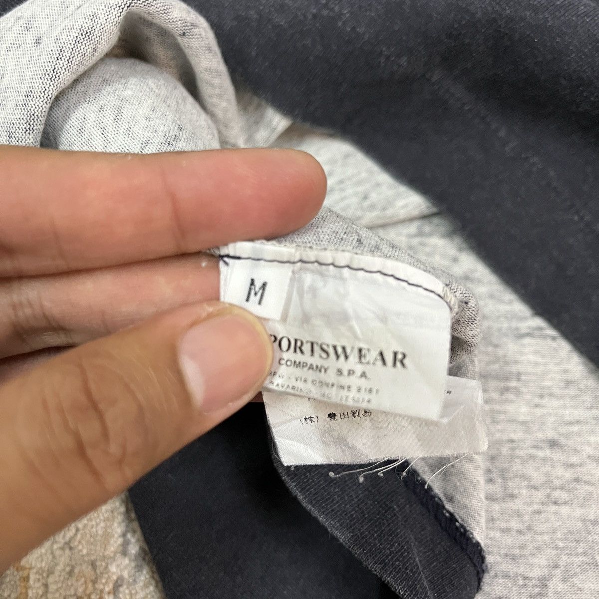 Stone Island × Vintage Vintage Stone Island Cut & Sewn S/S Tee Size US L / EU 52-54 / 3 - 8 Thumbnail