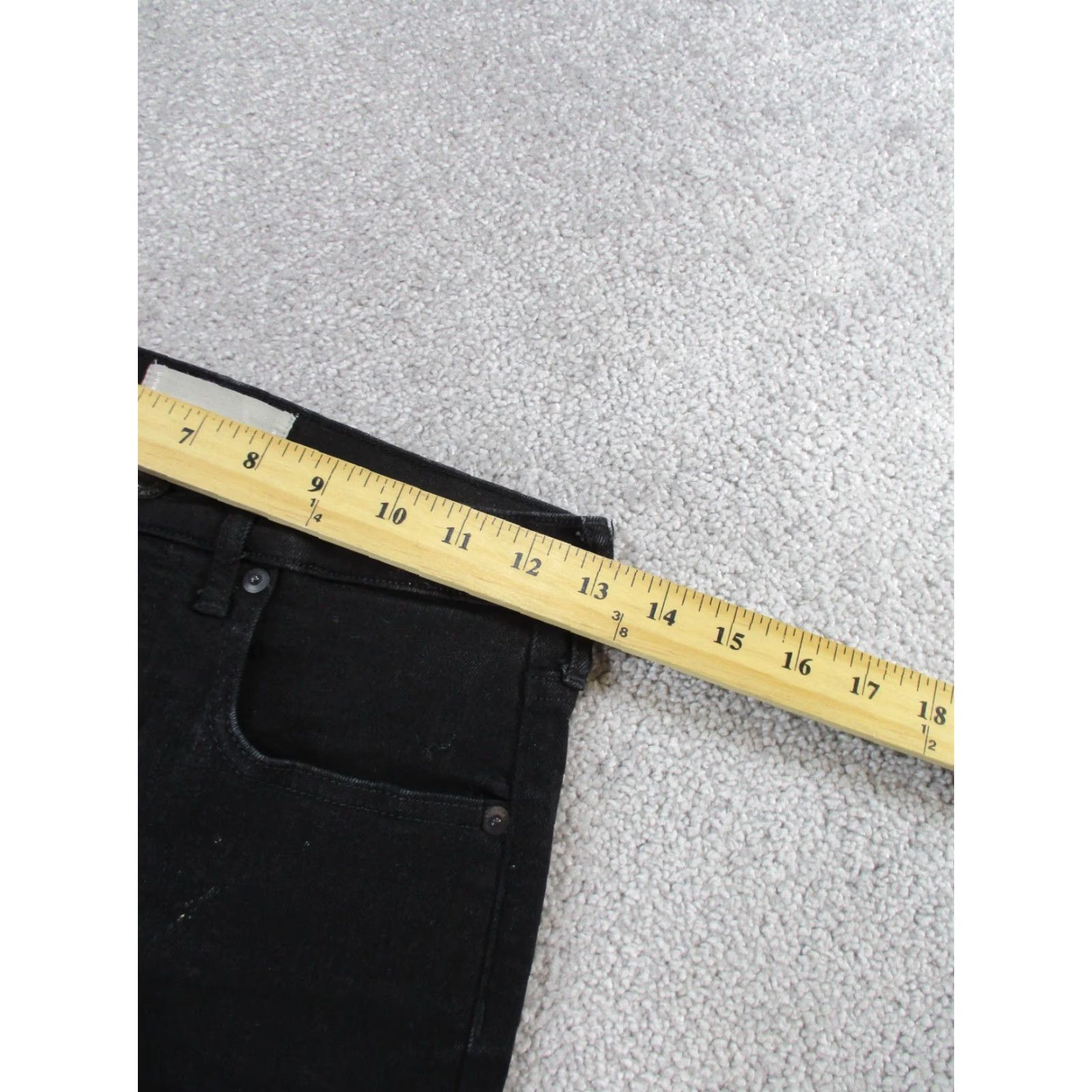 Everlane Everlane Jeans Womens 28 Black Denim High Rise Skinny Zip Size 28" / US 6 / IT 42 - 7 Thumbnail