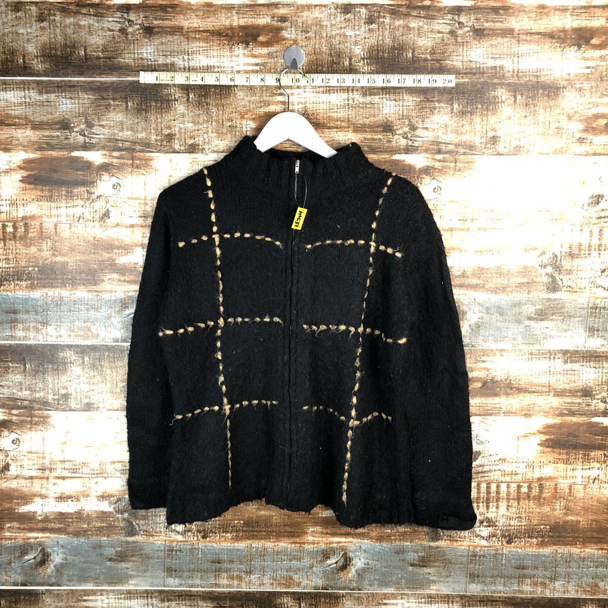 Homespun Knitwear × Japanese Brand DP International Black Knitwear #A1537 Size M / US 6-8 / IT 42-44 - 1 Thumbnail
