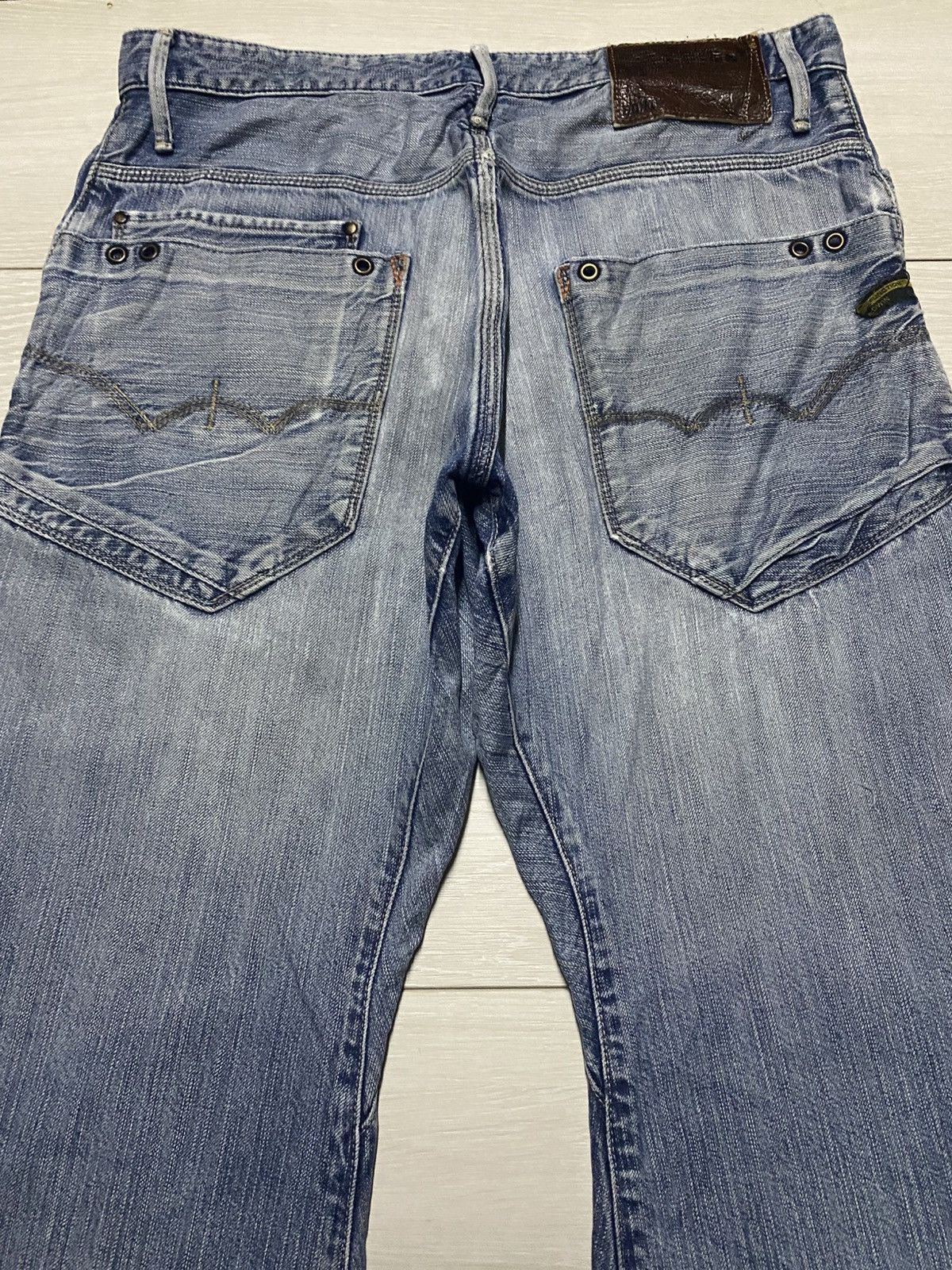 Edwin Edwin E Function Grunge Distressed Twist leg Baggy Jeans Size US 34 / EU 50 - 4 Thumbnail