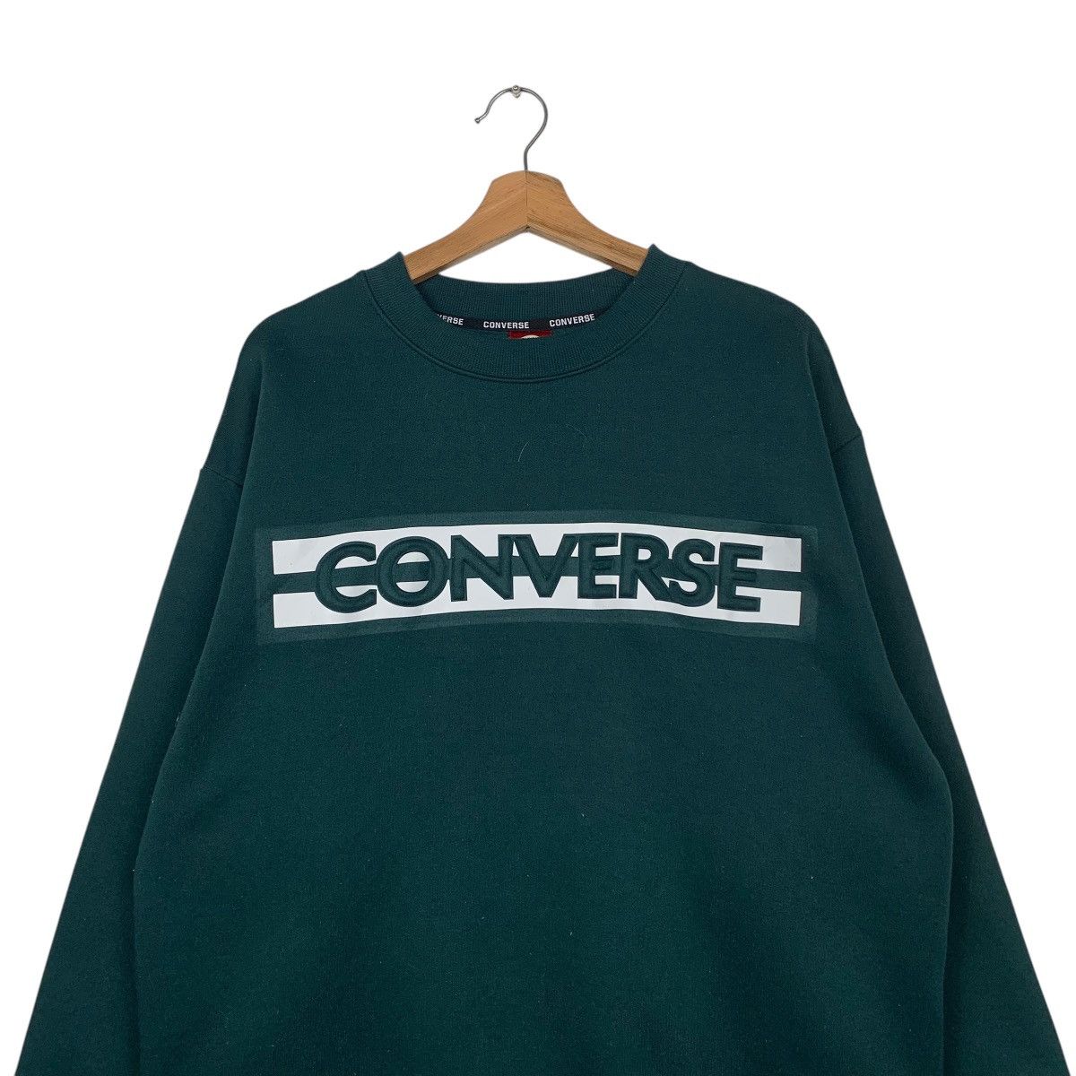 Converse Converse Big Logo Green Sweatshirt Size US M / EU 48-50 / 2 - 2 Thumbnail