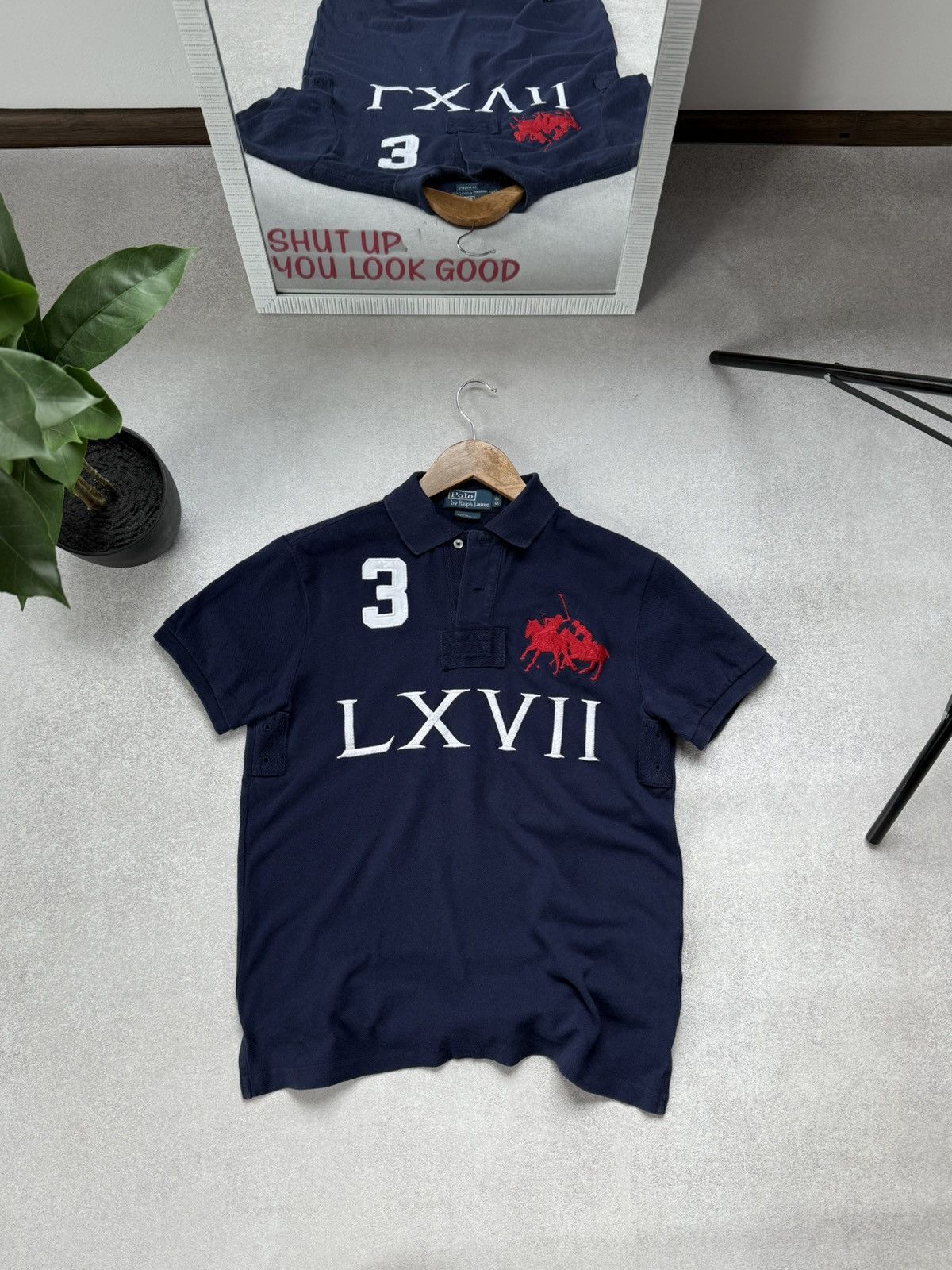Vintage Polo Ralph Lauren Polo LXVII #3 Shirt Rugby Big Pony