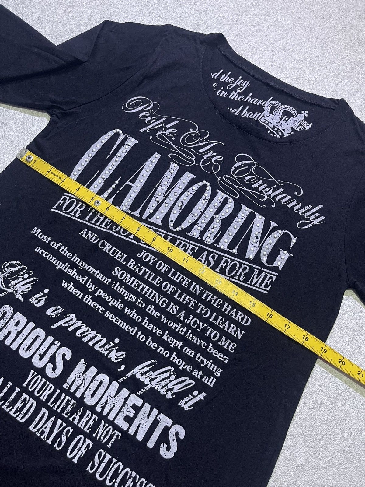 Hysteric Glamour Y2K GLAMORING long sleeve tshirt Size US M / EU 48-50 / 2 - 8 Thumbnail