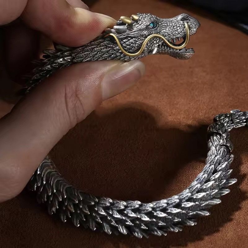 Japanese Brand Dragon Chain Bracelet 23 cm Size ONE SIZE - 1 Thumbnail