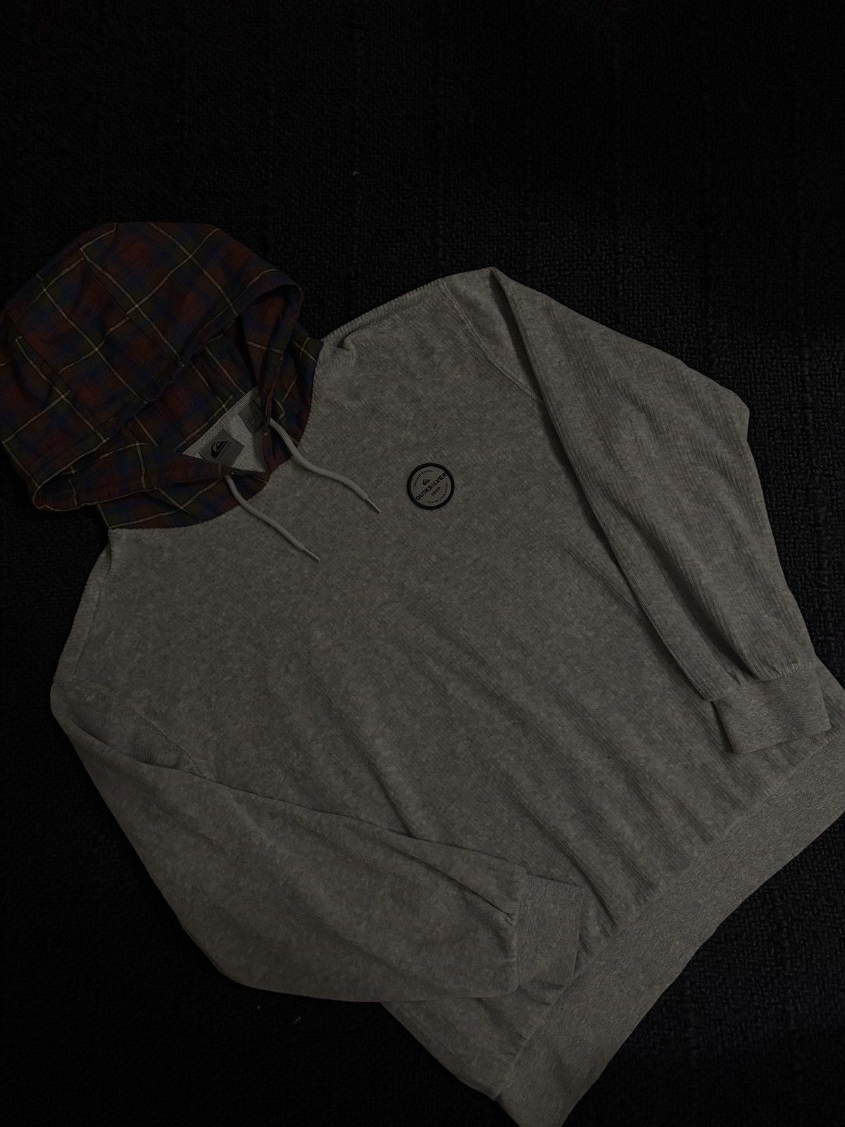 Quiksilver Quiksilver Hoodie W/ Flannel Hood Size US M / EU 48-50 / 2 - 1 Thumbnail