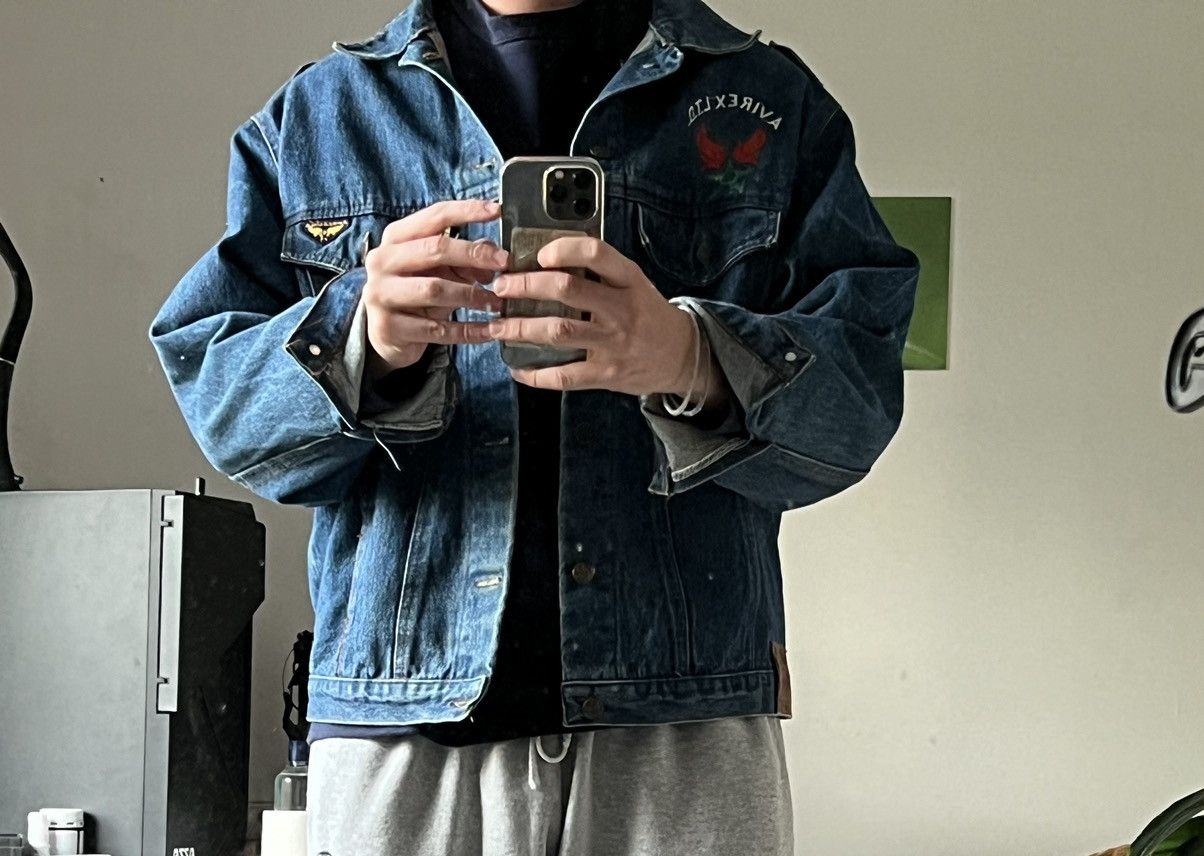 Avirex Avirex Vintage Denim Jacket Size US L / EU 52-54 / 3 - 5 Thumbnail