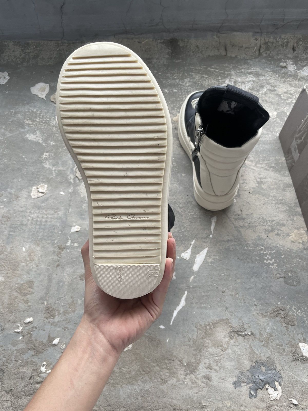 Rick Owens Rick owens mega bumper geobasket Size US 10.5 / EU 43-44 - 4 Thumbnail