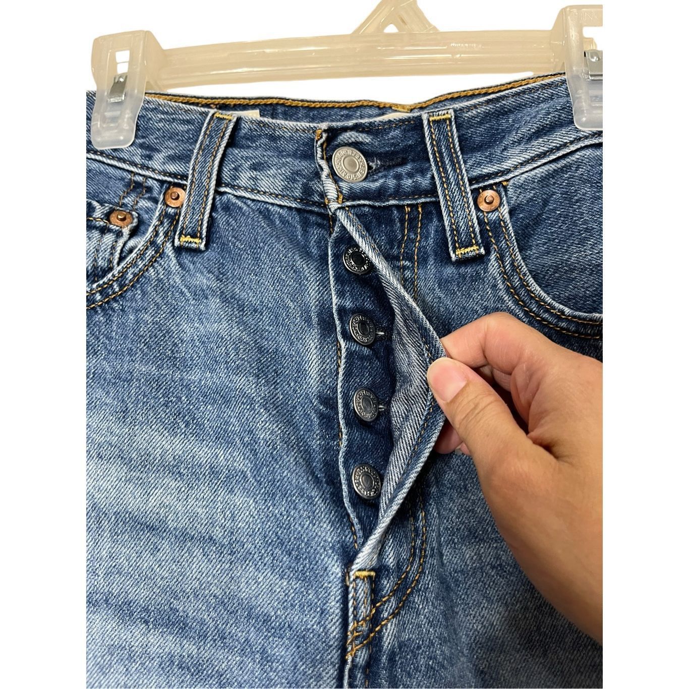 Levi's Levi’s Premium Ribcage Straight Jeans Size 24 Size 26" / US 2 / IT 38 - 4 Thumbnail