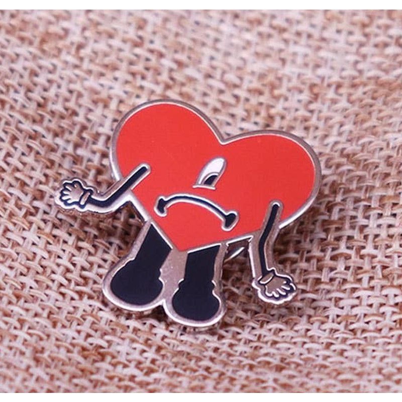 Other Bad Bunny Heart Enamel Pins 04 Size ONE SIZE - 2 Thumbnail