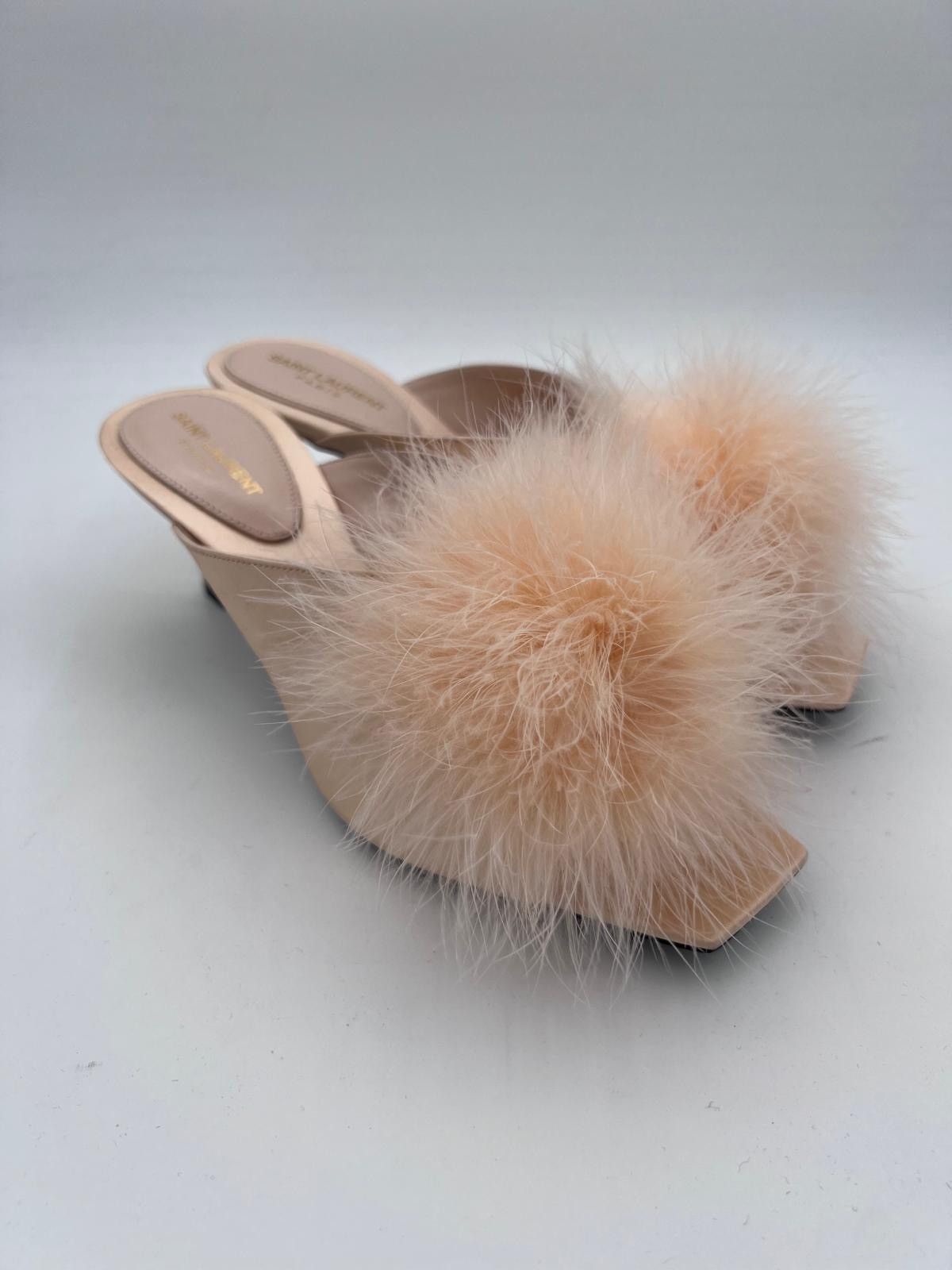 Saint Laurent Paris New Saint Laurent Blanco mules IT 37/ US 7 Size US 7 / IT 37 - 6 Thumbnail