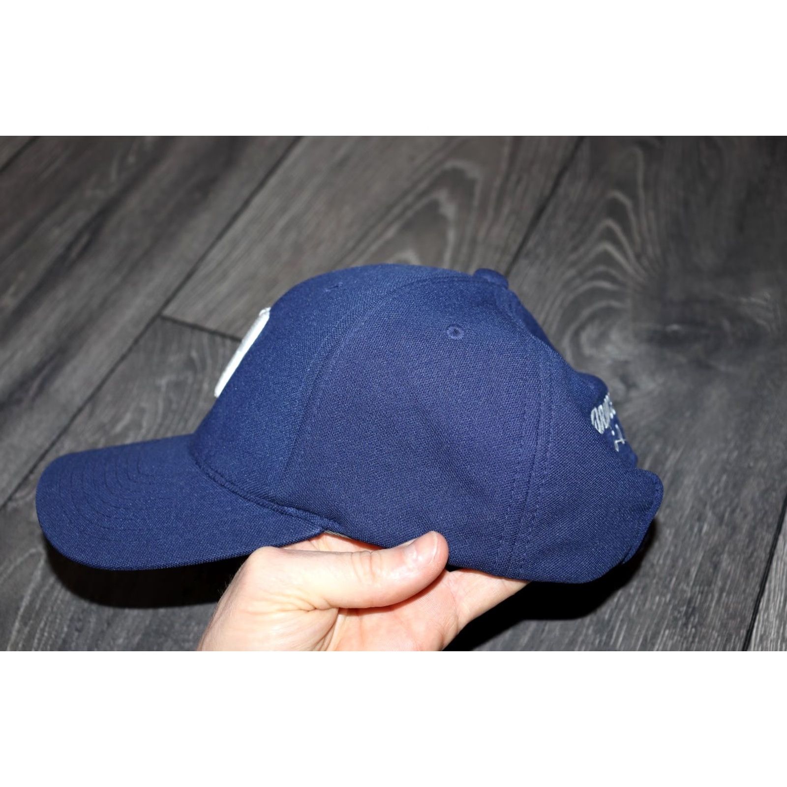 Vintage Bridgestone Golf Blue Baseball Cap Hat Stretch Lightweight 3D Logo One Size Men Size ONE SIZE - 4 Thumbnail