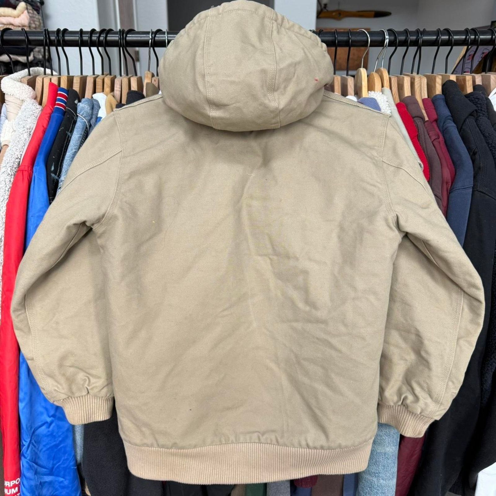 Carhartt Vintage Carhartt J130 Hooded Jacket Boys Large Size L / US 10 / IT 46 - 6 Thumbnail