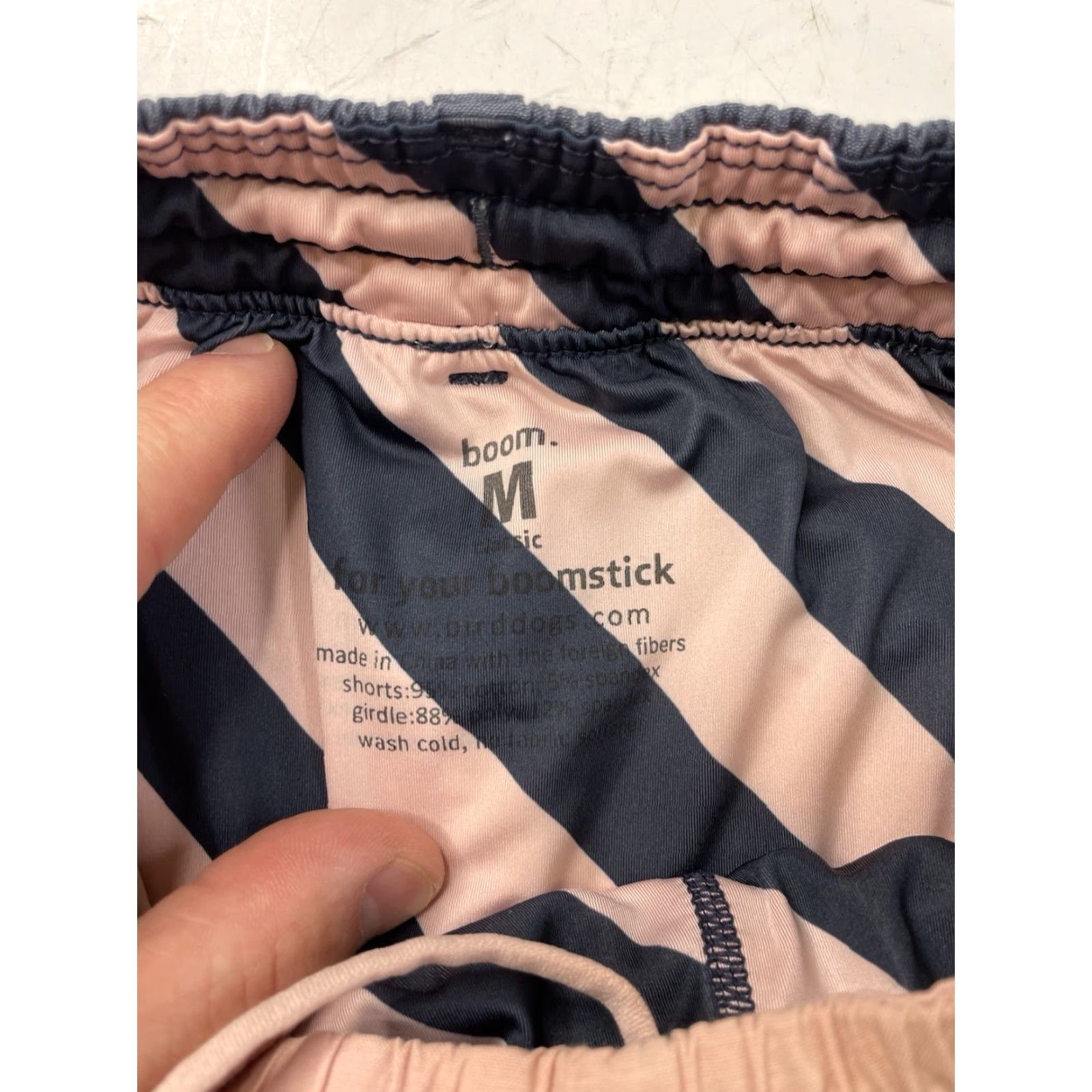 Pinko Birddogs Shorts Mens Medium 7” Lined Athletic Casual Pink Blue Size US 31 - 4 Thumbnail