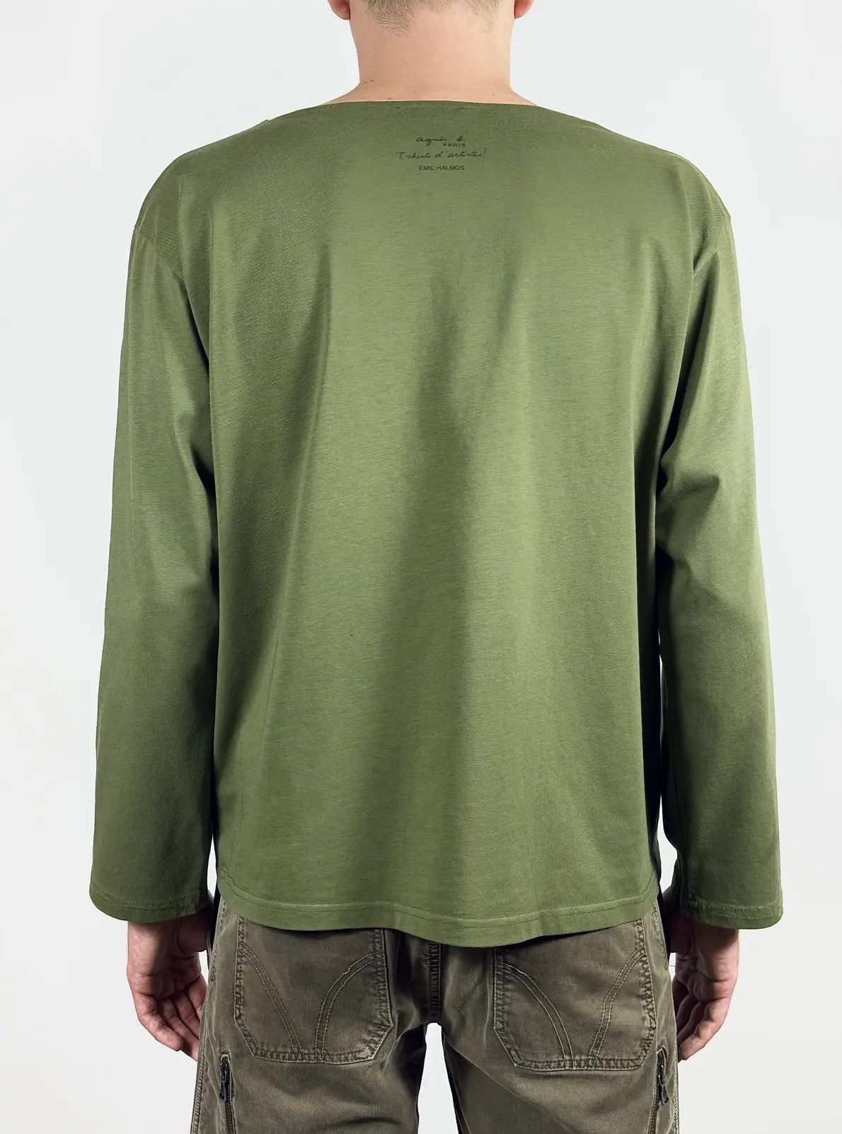 agnes b. Agnes B Emil Halmos Artist Boxy Fit Bowie Long Sleeve Tee Size US M / EU 48-50 / 2 - 5 Thumbnail
