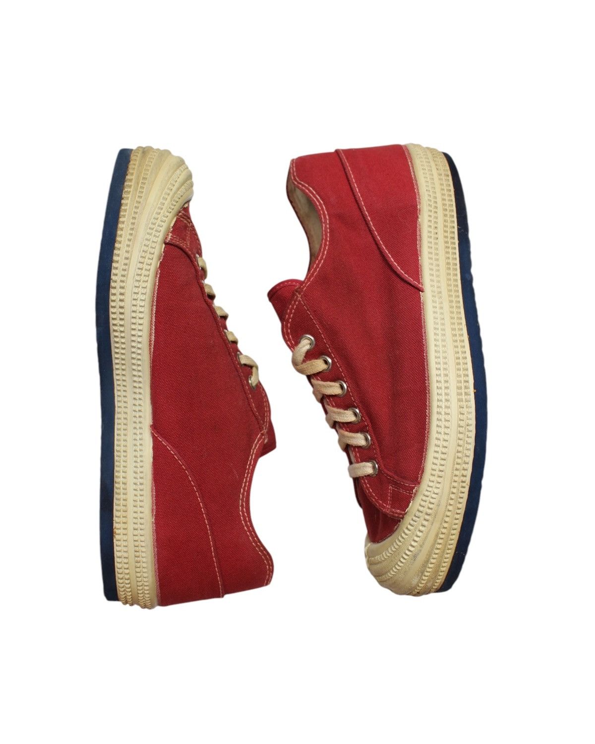 Vintage 1970S VULKAN HEAVY CANVAS SHOES Size US 8.5 / EU 41-42 - 4 Thumbnail