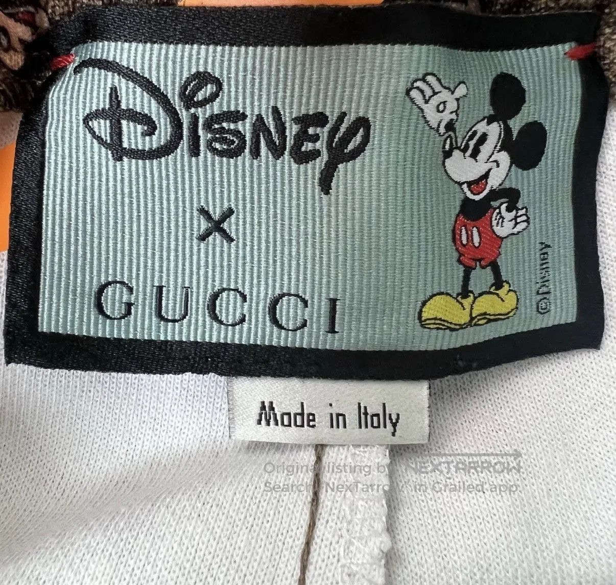 Gucci Beige Mickey Mouse Print Drawstring Shorts Size 30. Size US 30 / EU 46 - 6 Thumbnail