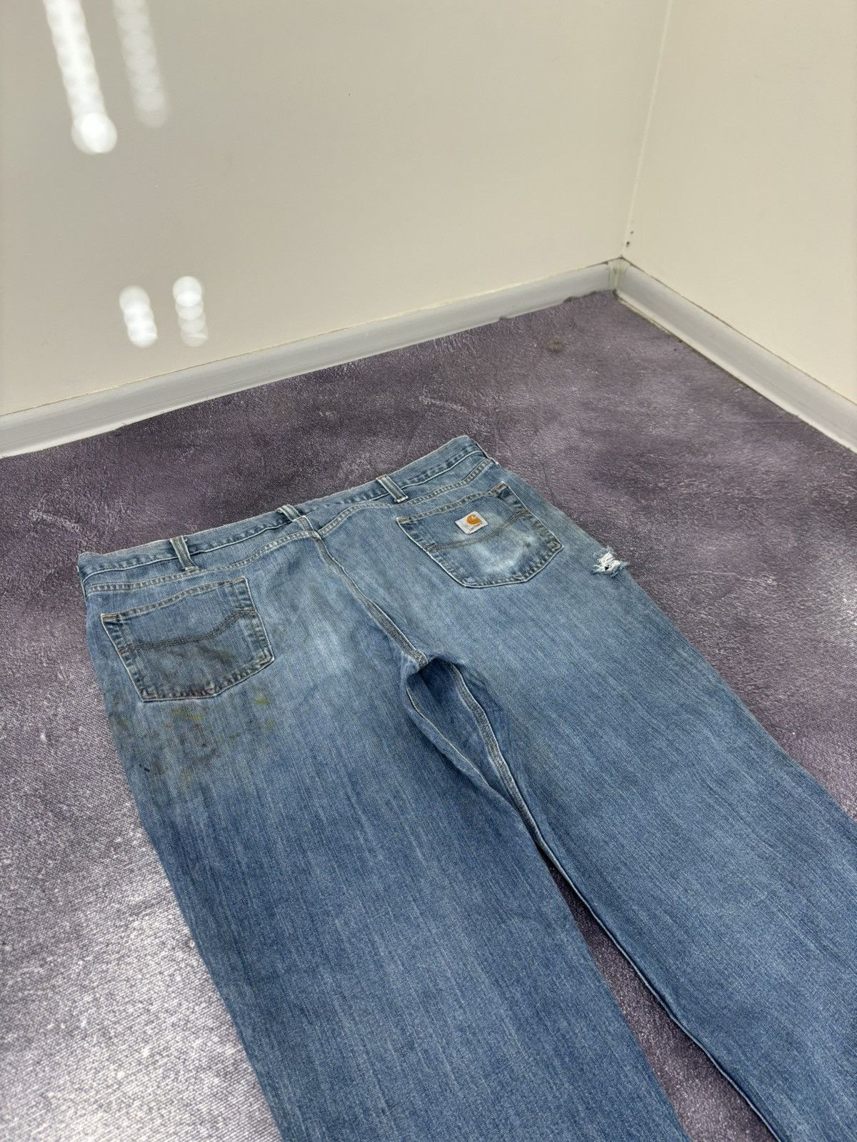 Carhartt Vintage Carhartt Y2K Work USA Hype Denim Baggy Jeans Size US 44 / EU 60 - 6 Thumbnail