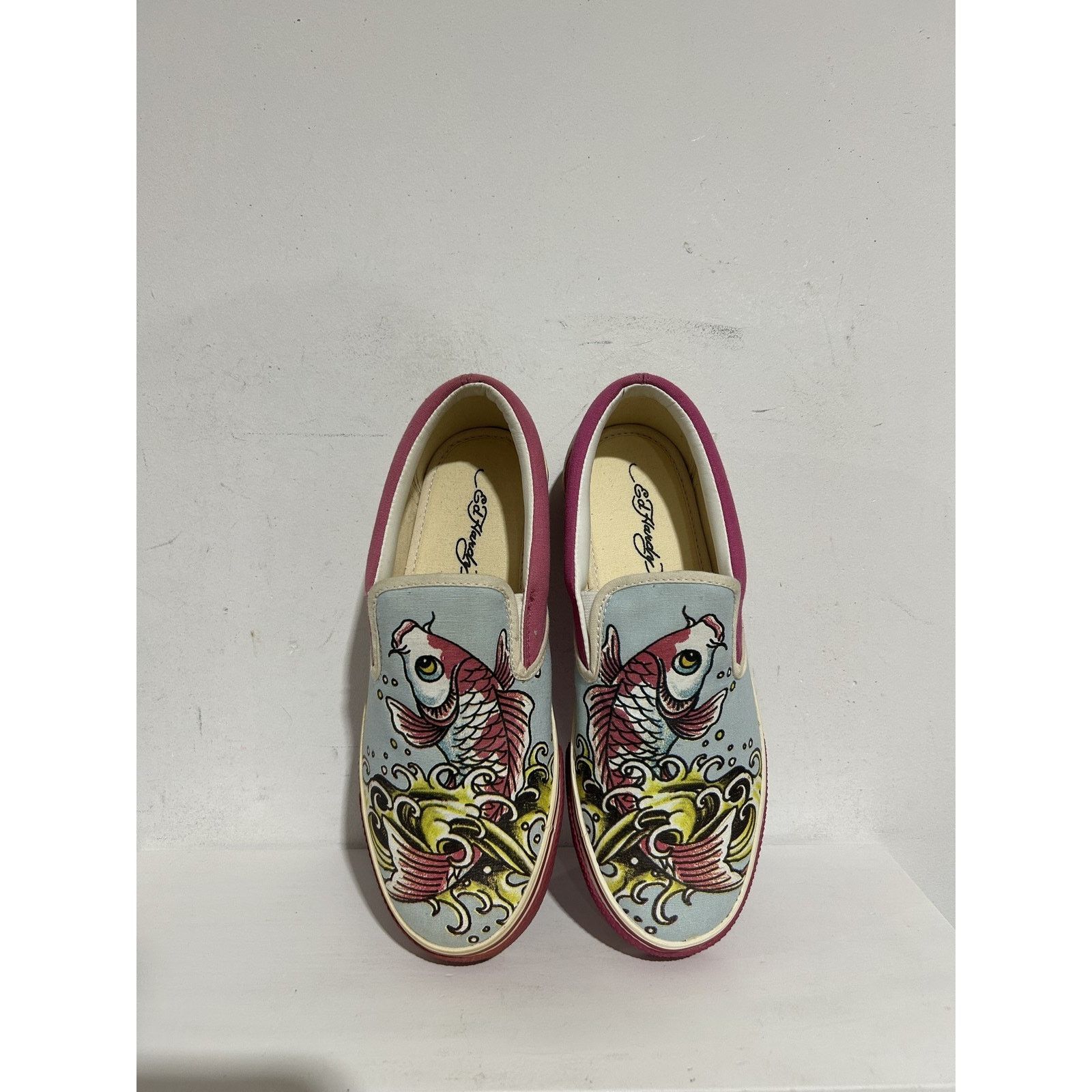 Ed Hardy ED HARDY KOI FISH SLIP ON SNEAKER SIZE 6W 4.5MENS BRAND NEW Size US 6 / IT 36 - 2 Thumbnail