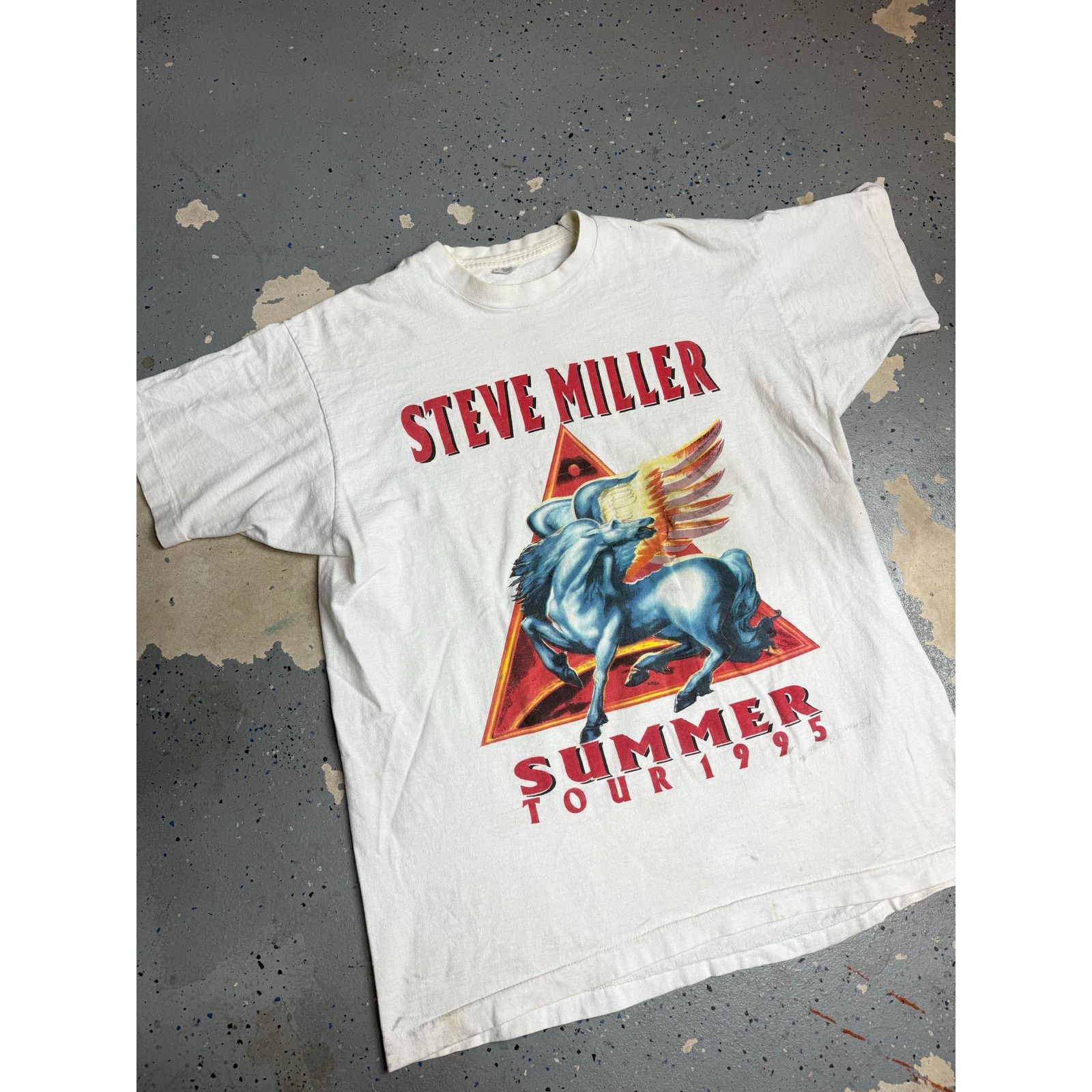 Fruit Of The Loom Vintage 95 Steve Miller Band Tee Size US XL / EU 56 / 4 - 6 Thumbnail