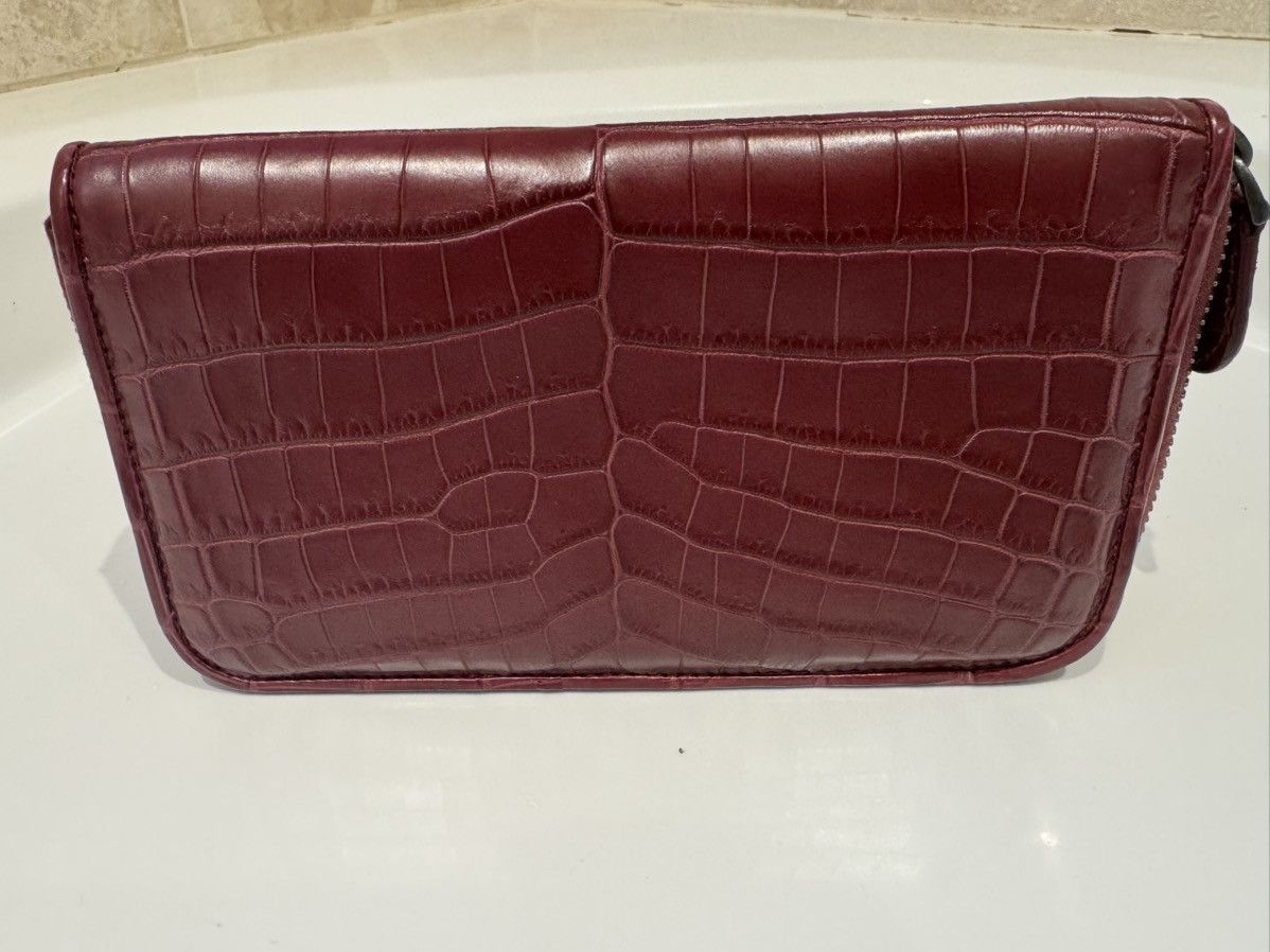 Bottega Veneta BOTTEGA VENETA Crocodile large zip around wallet $5200 Size ONE SIZE - 9 Thumbnail