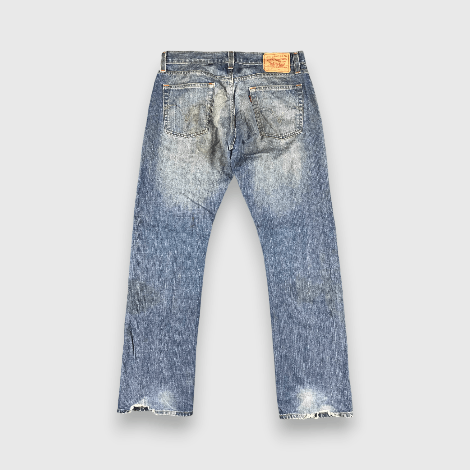 Levi's Vintage Blue Wash Levis 514 Jeans-J2500 Size US 34 / EU 50 - 2 Thumbnail