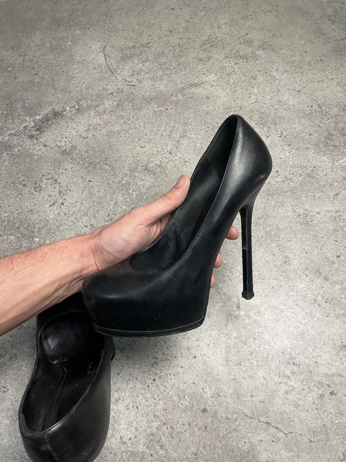 Yves Saint Laurent Yves Saint Laurent Heels 38 Black Size US 8 / IT 38 - 9 Thumbnail