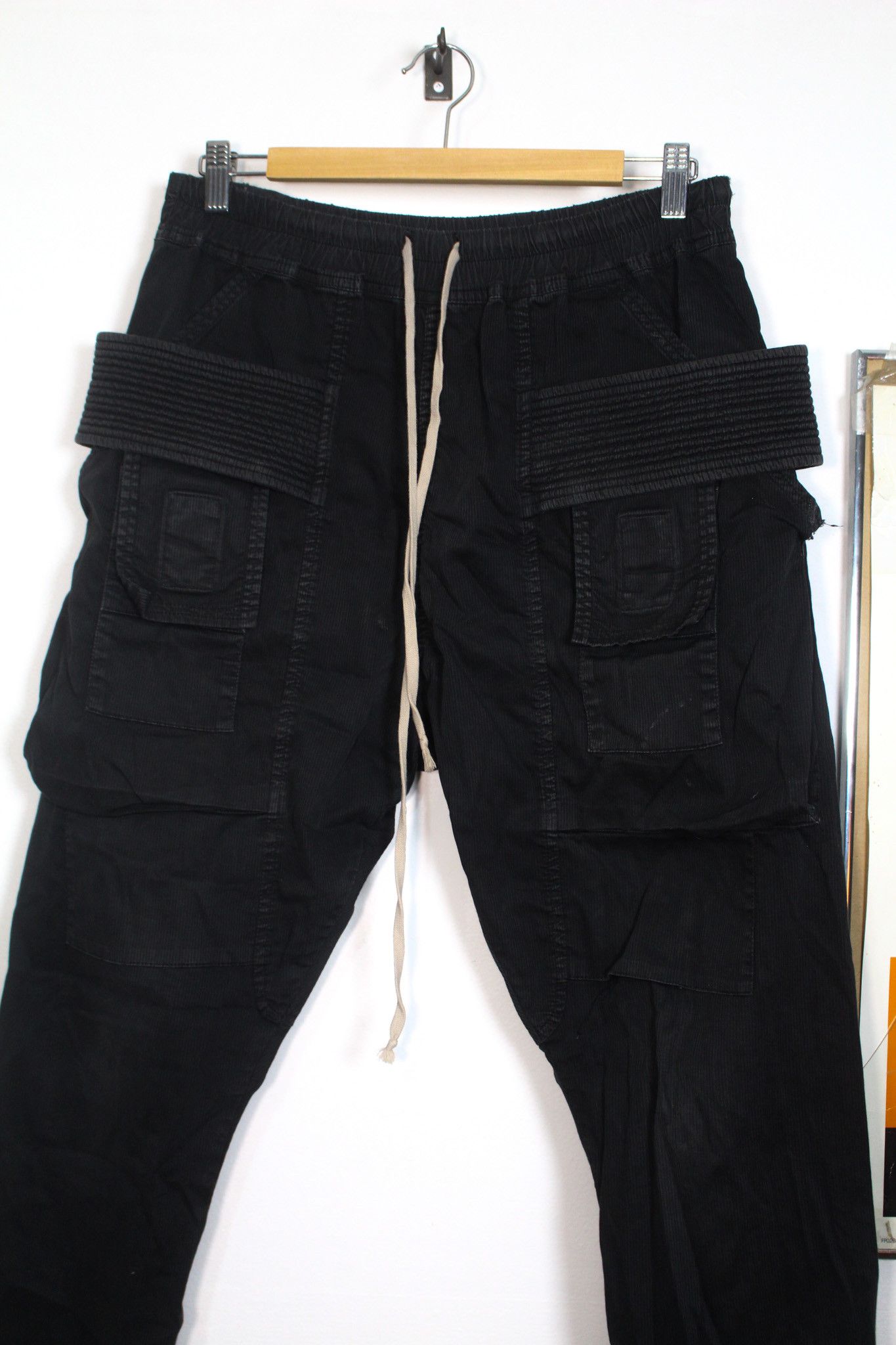 Rick Owens Drkshdw DRKSHDW Exploder Creatch Cargo Corduroy Pants Size US 30 / EU 46 - 3 Thumbnail