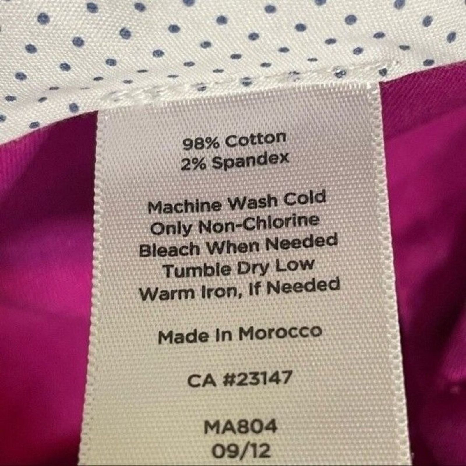 Other Talbots Signature Cropped Pants | Pink | Size 14 Petite Size 36" / US 14 / IT 50 - 11 Thumbnail
