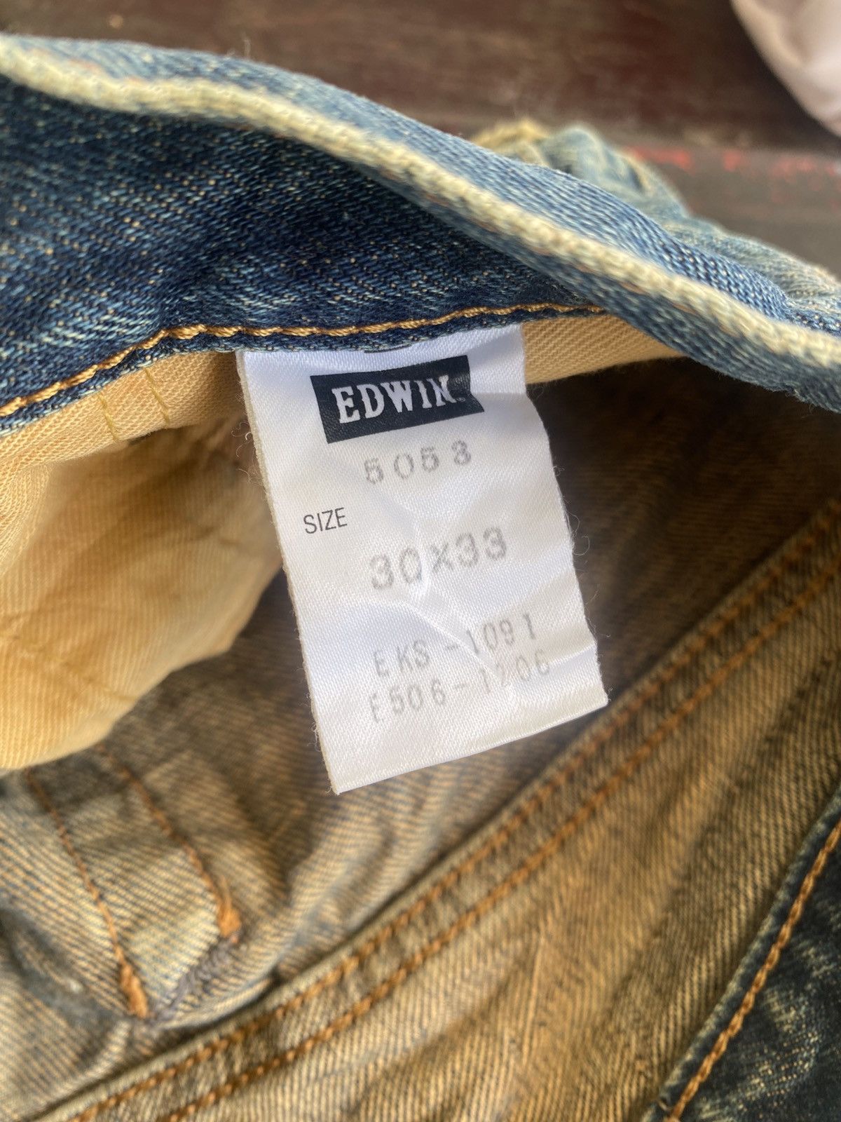 Edwin Edwin 505xx Selvedge Distressed Denim Size US 30 / EU 46 - 13 Thumbnail