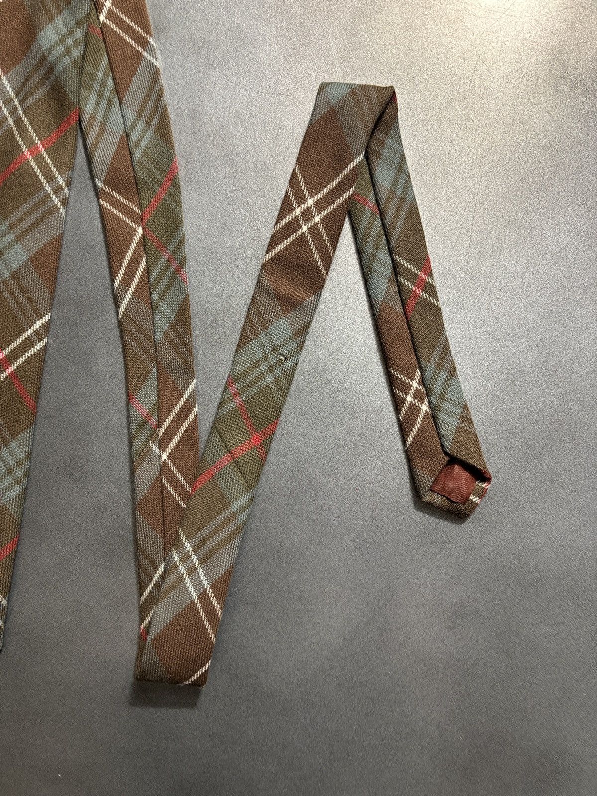 Vintage Made in Scotland Vintage Wool Tie Necktie Plaid Size ONE SIZE - 7 Thumbnail