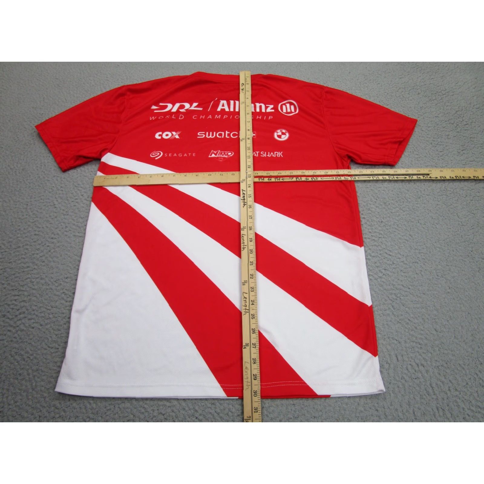 Vintage VINTAGE DRL Allianz ADD1 Esports Jersey Shirt Mens XL Red White Nations Gaming Size US XL / EU 56 / 4 - 7 Thumbnail