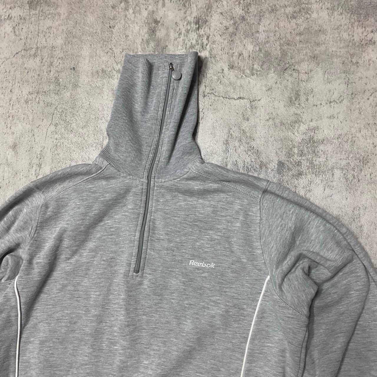 Reebok Grey Reebok quarter zip sweatshirt #sportswear Size US XL / EU 56 / 4 - 2 Thumbnail