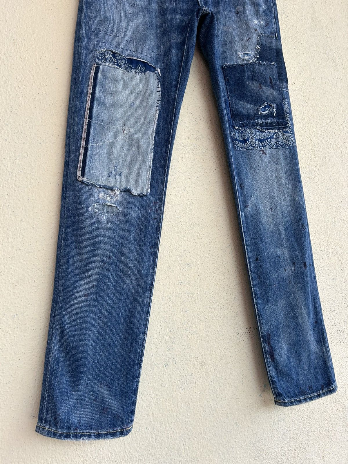 Polo Ralph Lauren Polo Ralph Lauren Astor Boyfriend Slim Fit Patchwork Jeans Size US 26 / EU 42 - 7 Thumbnail
