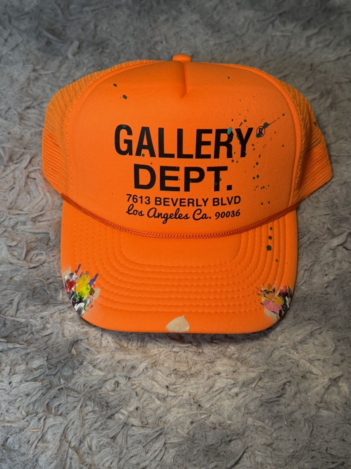 Gallery Dept. Gallery Dept. Workshop paint trucker cap Size ONE SIZE - 2 Thumbnail