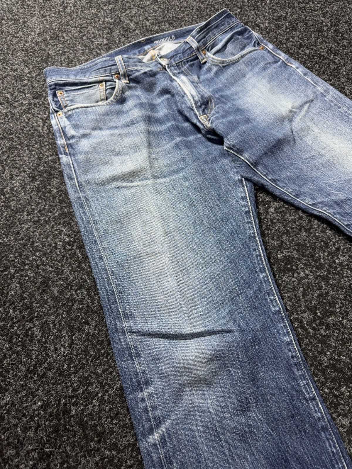 Uniqlo Vintage 00s Uniqlo Selvedge Straight Denim Jeans Japanese Size US 34 / EU 50 - 5 Thumbnail