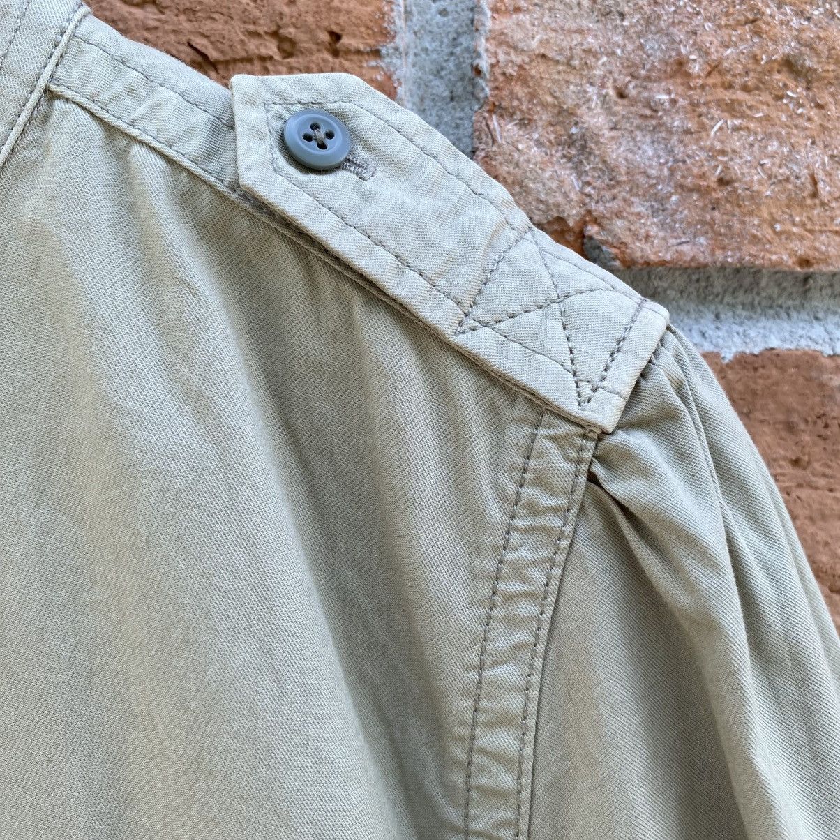 Polo Ralph Lauren POLO JEANS COMPANY Beige Button-Up Shirt with Epaulettes Size M / US 6-8 / IT 42-44 - 4 Thumbnail