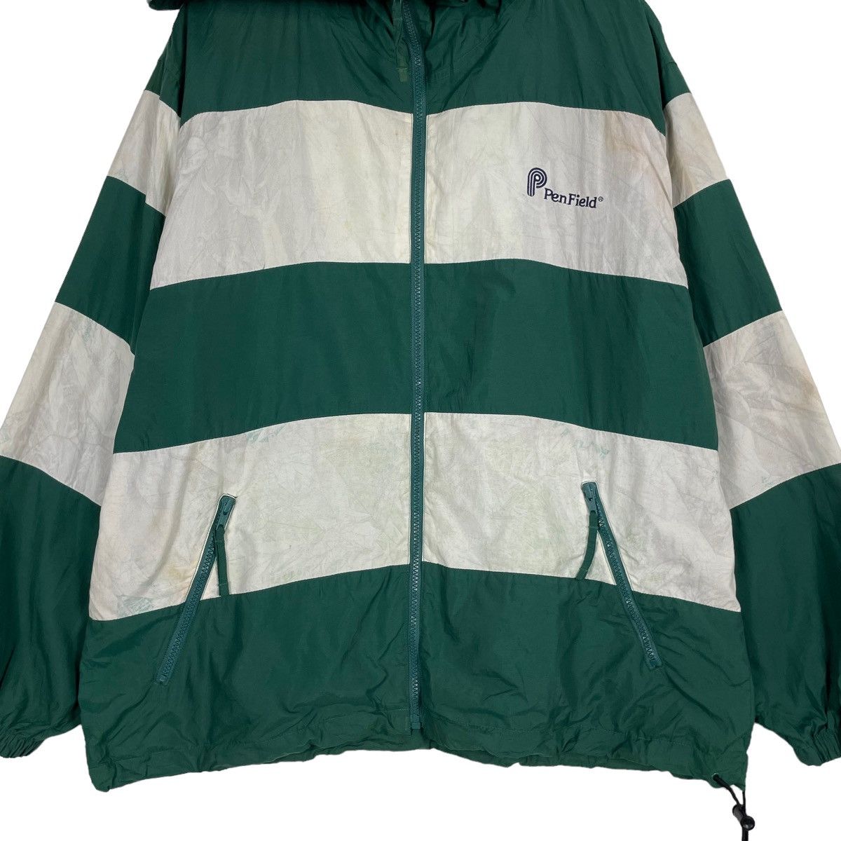 Japanese Brand × Penfield 💥PENFIELD WINDBREAKER STRIPED ZIPPER HOODIE JACKET Size US L / EU 52-54 / 3 - 5 Thumbnail