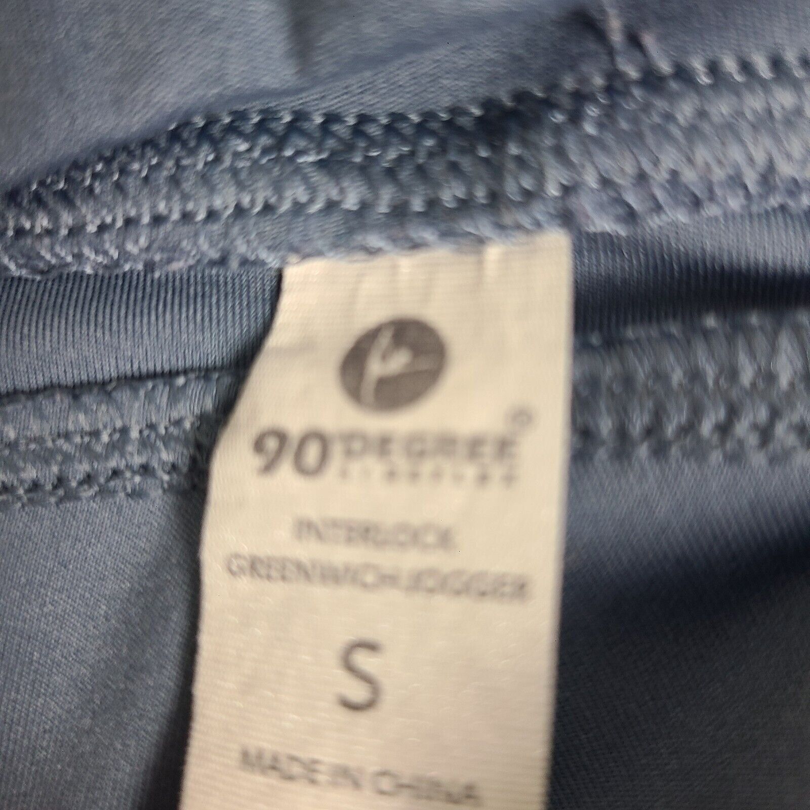 Vintage 90 Degree by Reflex Leggings Womens Small Blue Activewear St Size 27" / US 4 / IT 40 - 3 Thumbnail
