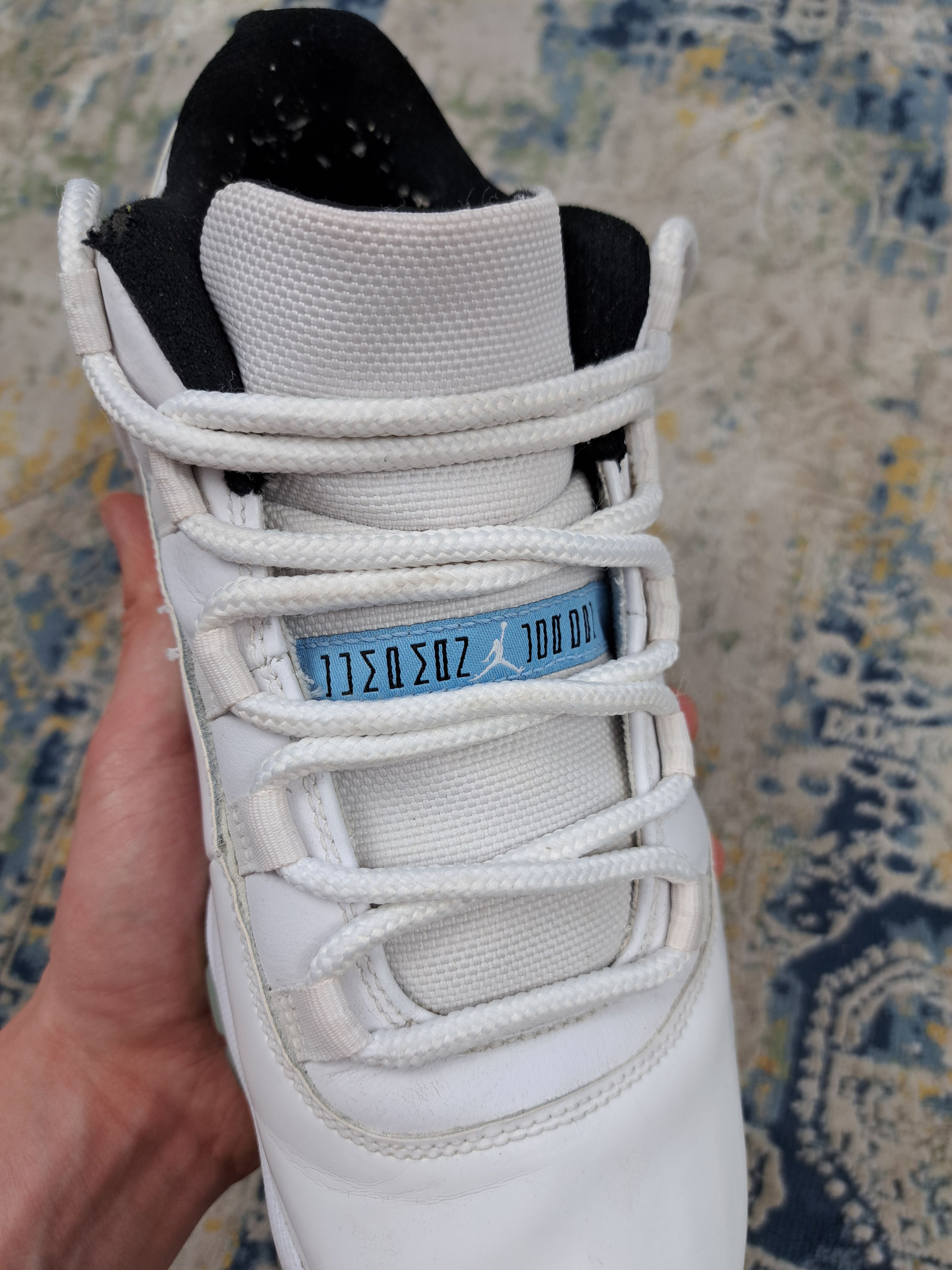 Jordan Brand Nike Air Jordan 11 Retro Low Legend Blue Size US 8.5 / EU 41-42 - 10 Thumbnail